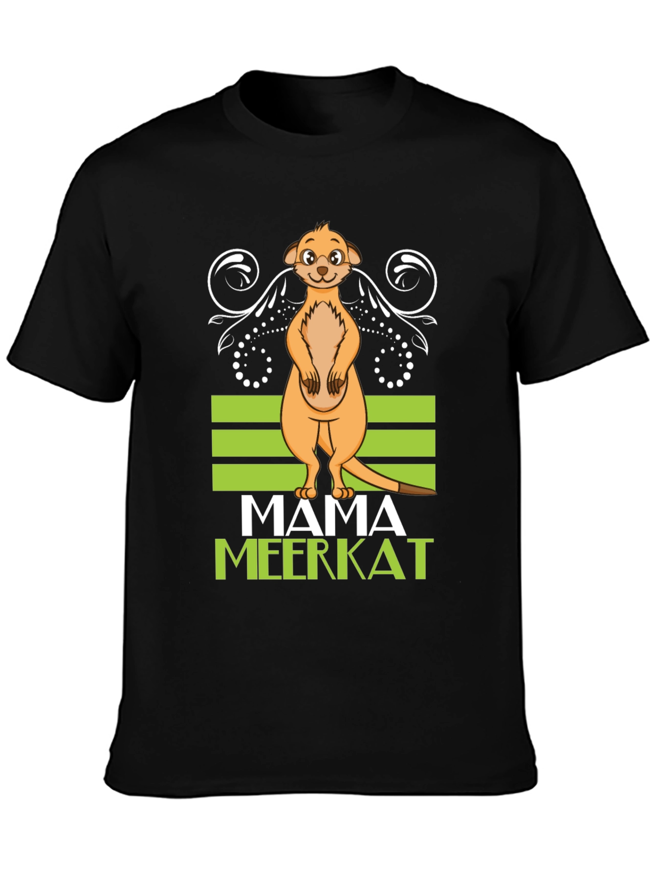 Mama Meerkat Graphic T-Shirt - Cute Animal Tee