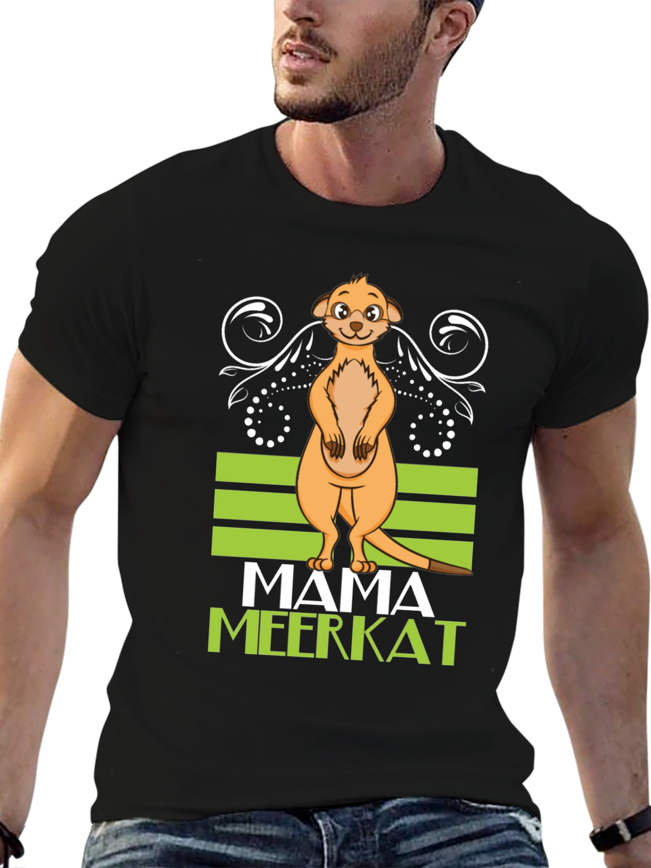 Mama Meerkat Graphic T-Shirt - Cute Animal Tee
