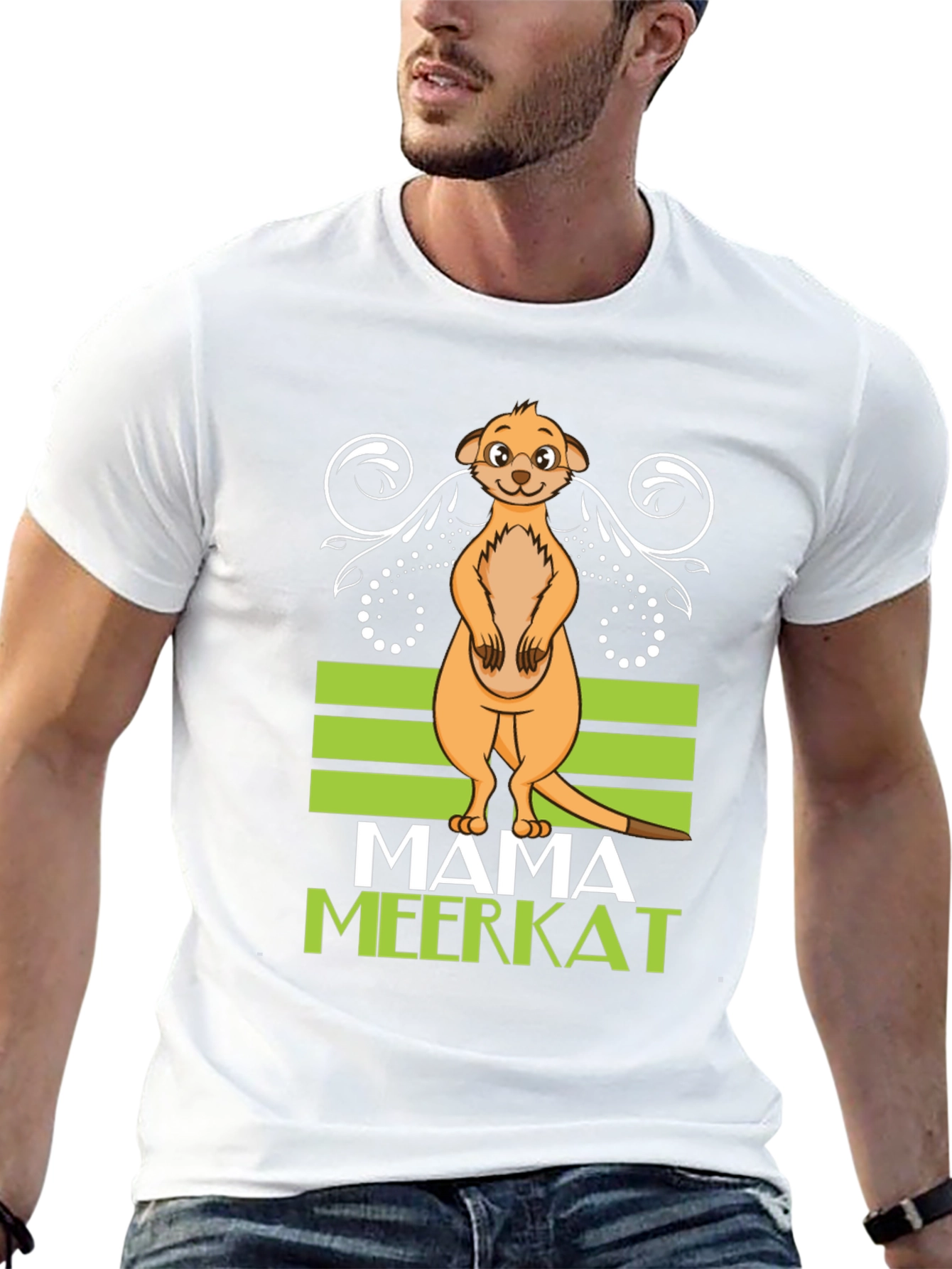 Mama Meerkat Graphic T-Shirt - Cute Animal Tee
