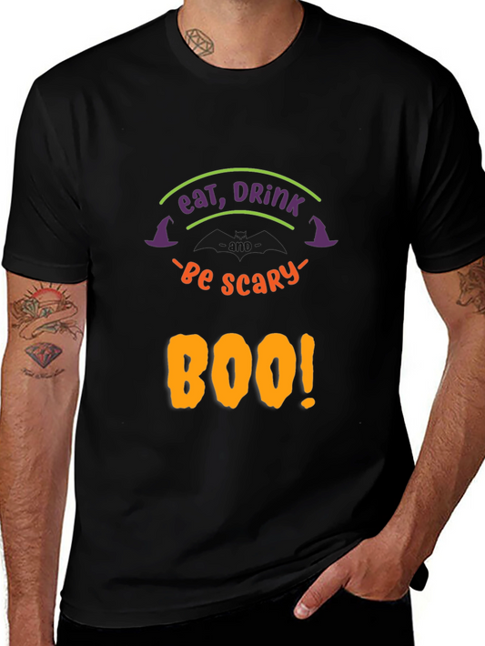 Eat Drink & Be Scary Boo! Halloween T-Shirt