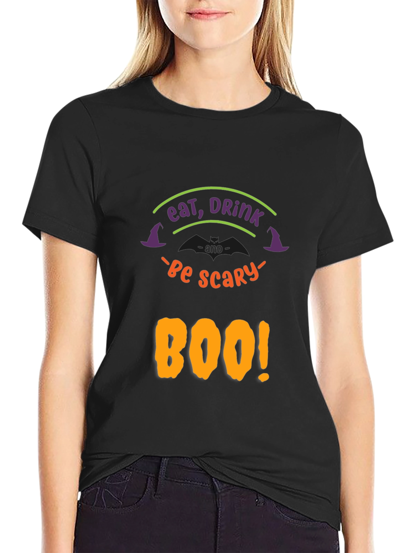 Eat Drink & Be Scary Boo! Halloween T-Shirt