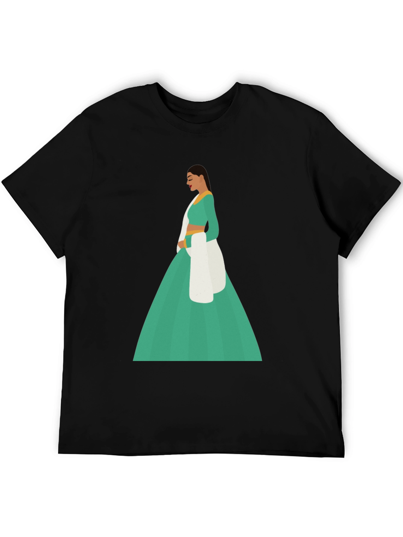 Elegant Woman Graphic Tee - Modern Style