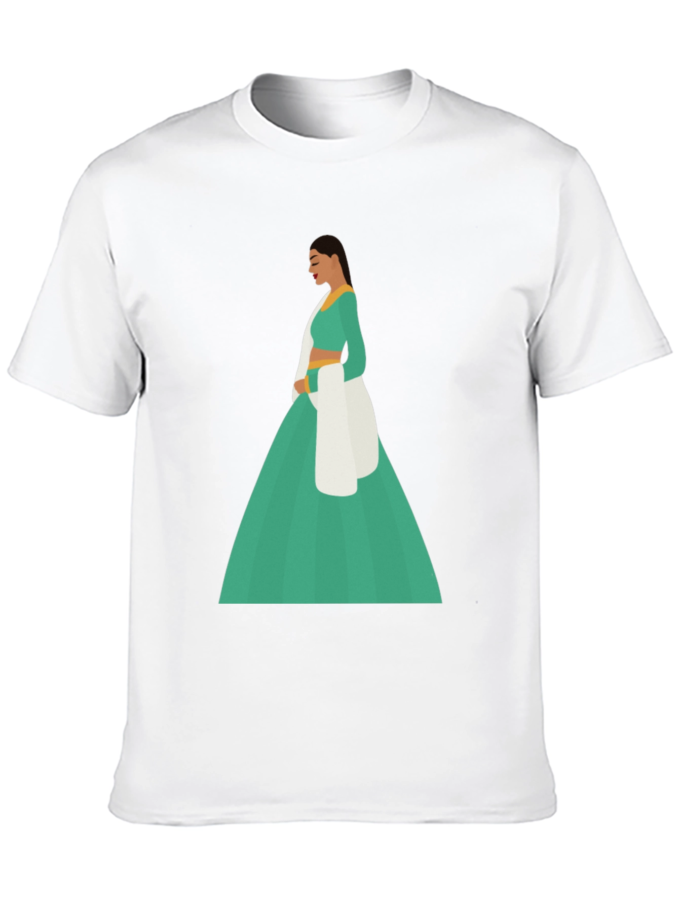 Elegant Woman Graphic Tee - Modern Style