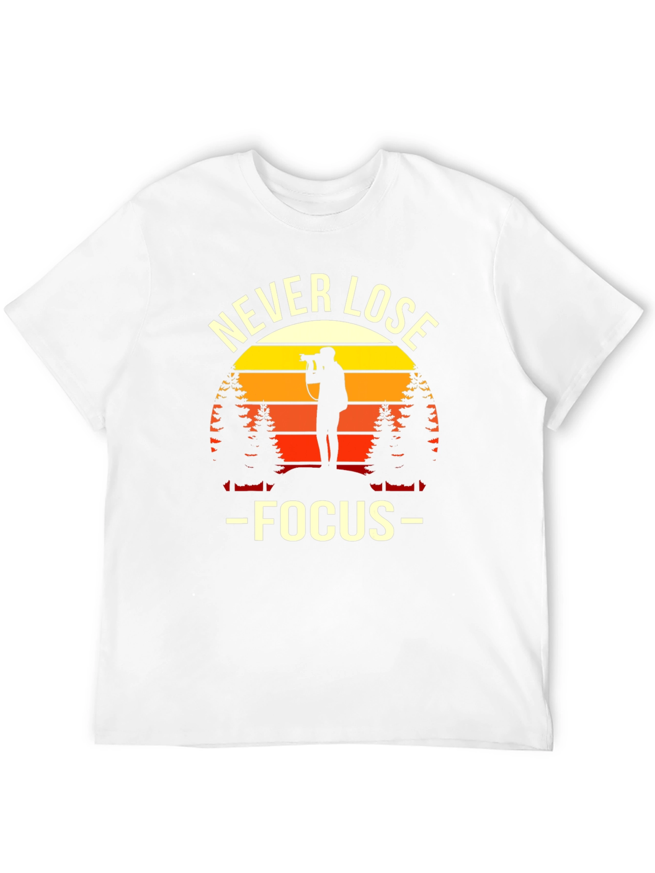Never Lose Focus Photographer Sunset Graphic Tee
