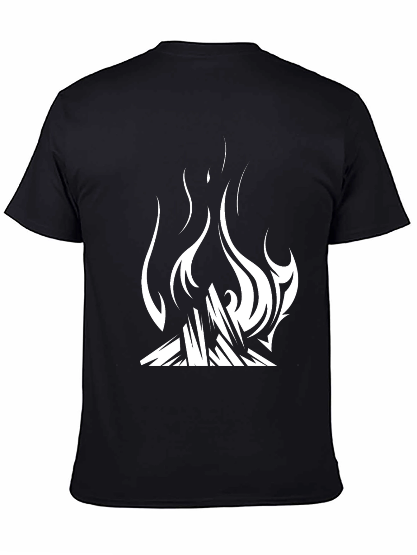 Fire Graphic Black T-Shirt