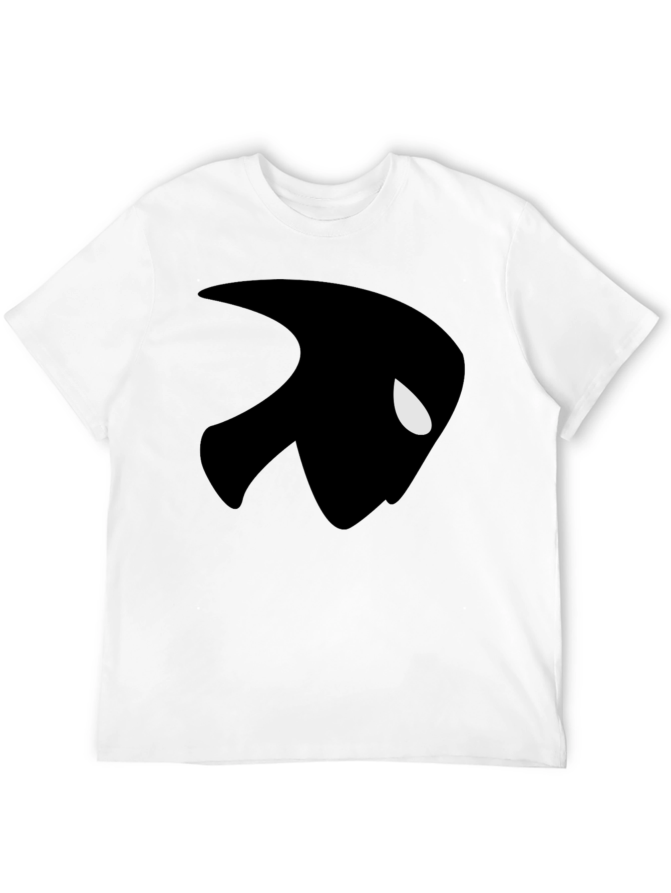 Mystery Man Graphic T-Shirt - Black