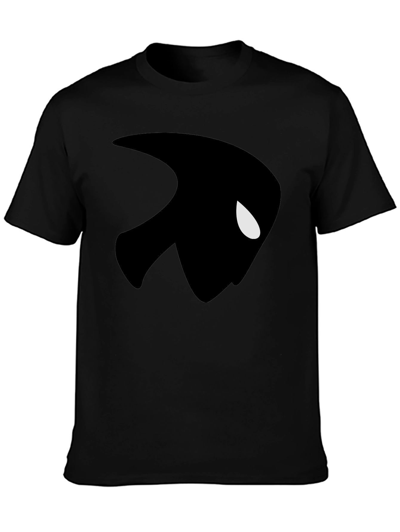 Mystery Man Graphic T-Shirt - Black