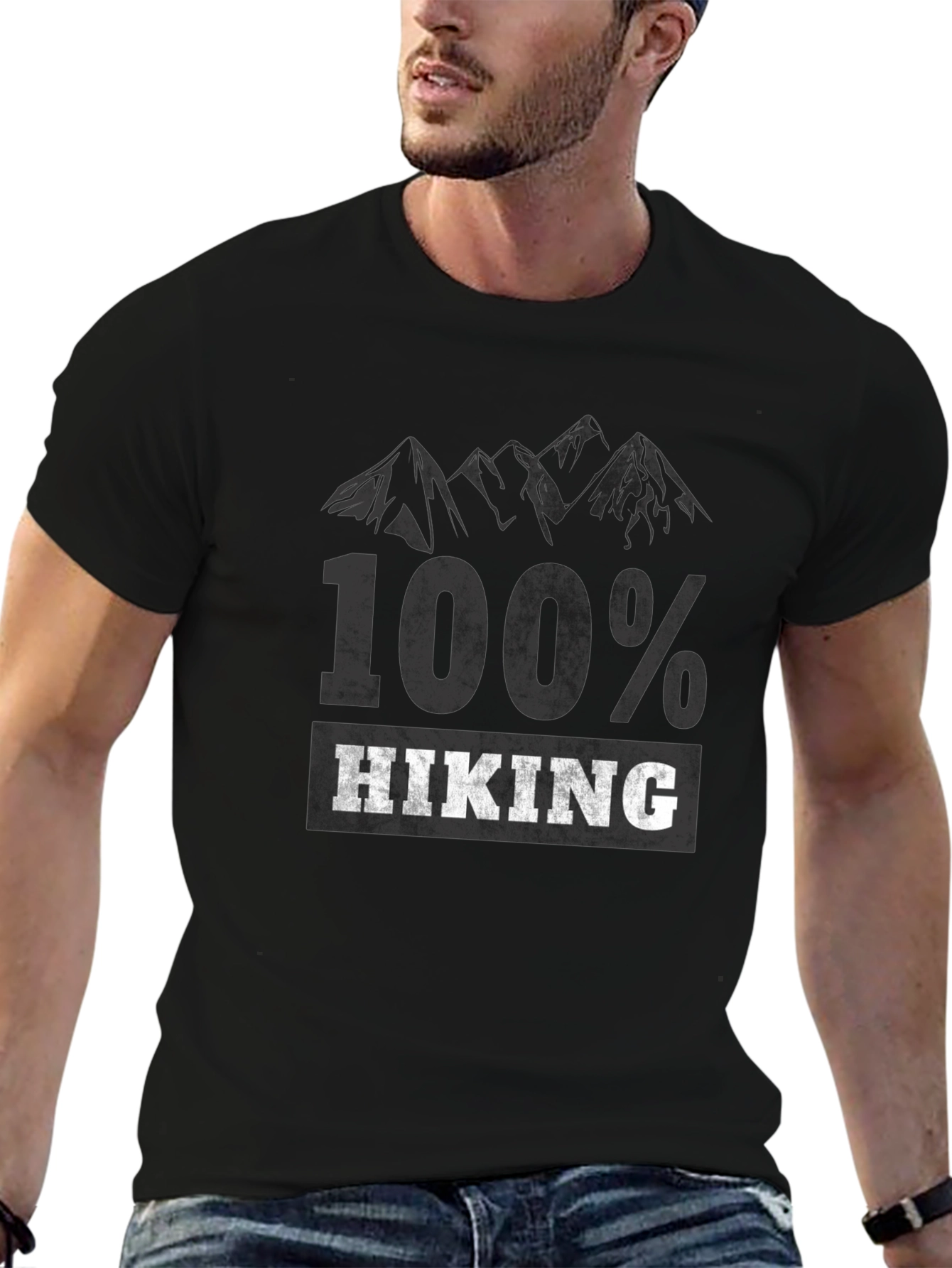 100% Hiking Graphic T-Shirt - Outdoor Adventure