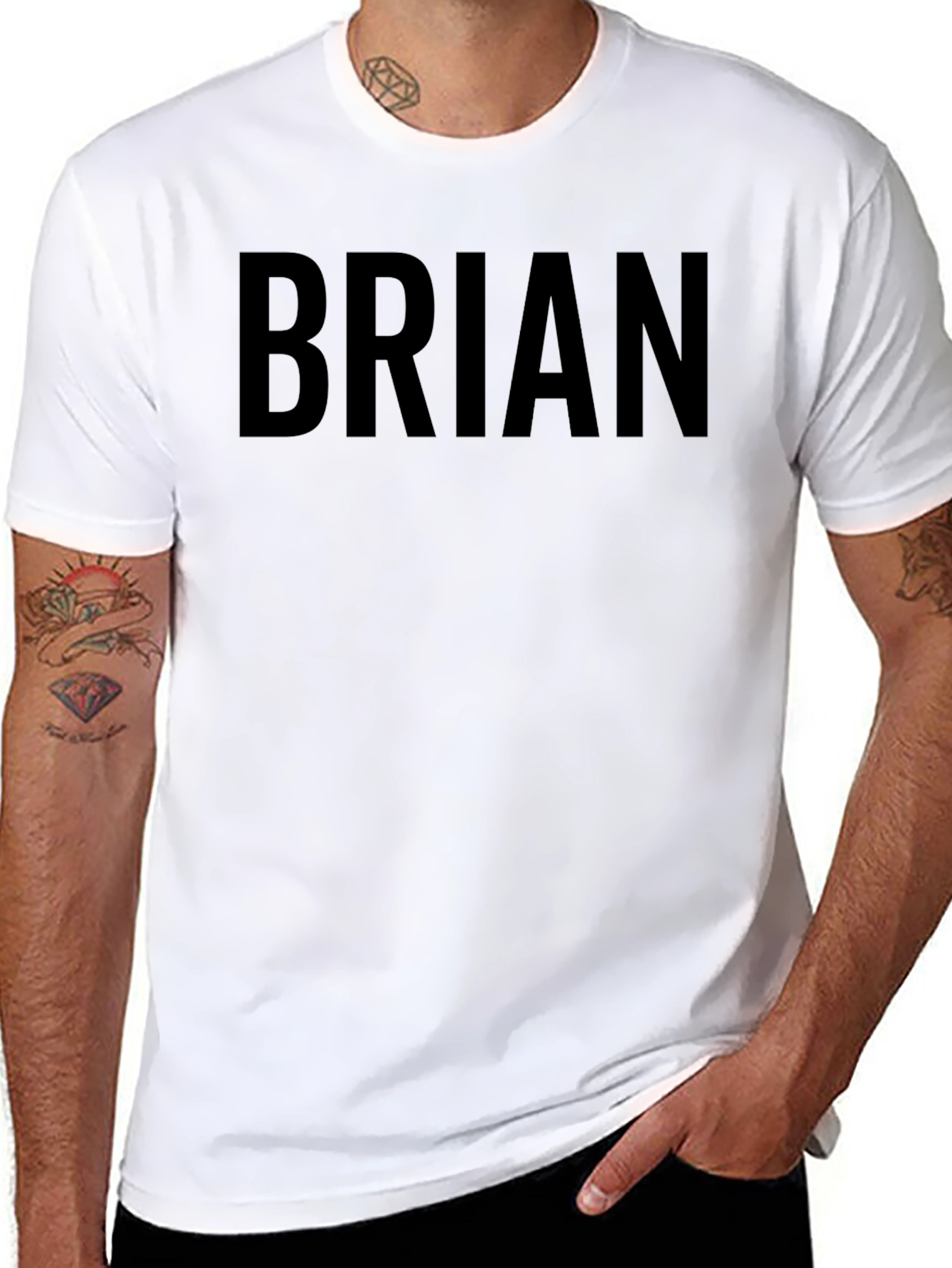 Brian Graphic Tee - Classic Black T-Shirt