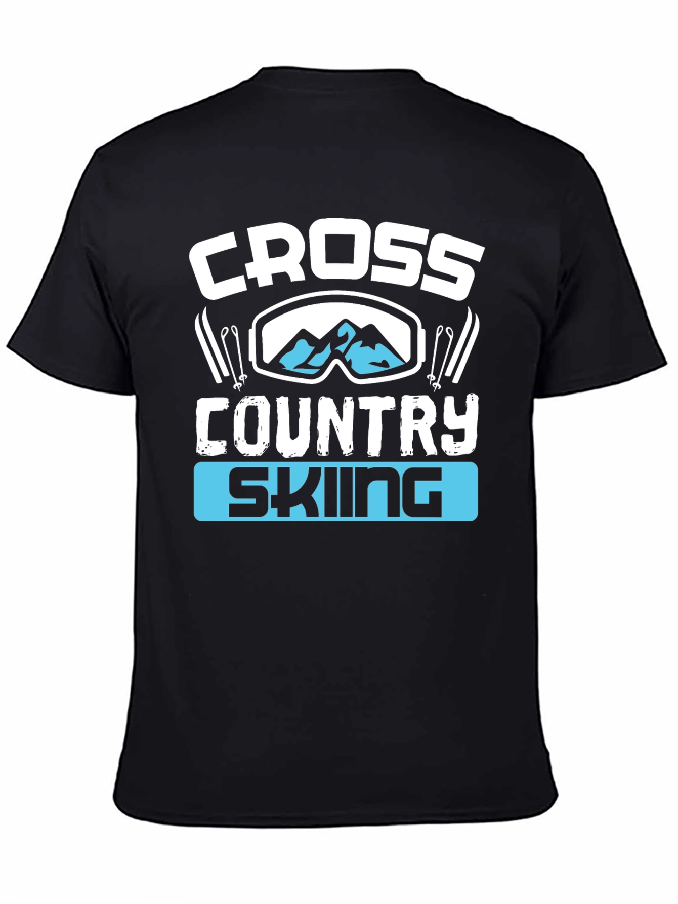 Cross Country Skiing Graphic T-Shirt