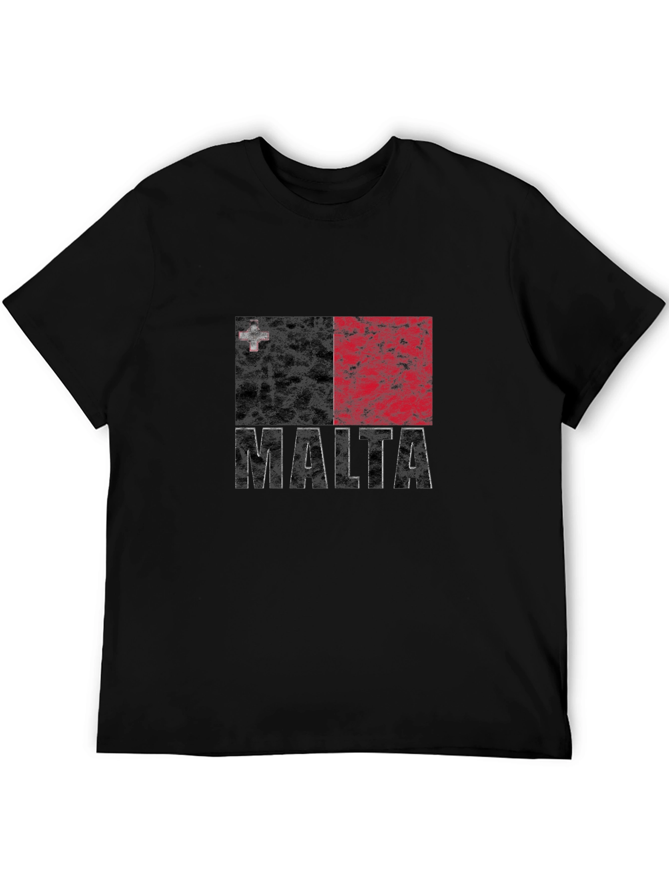 Malta Flag Grunge Graphic Tee