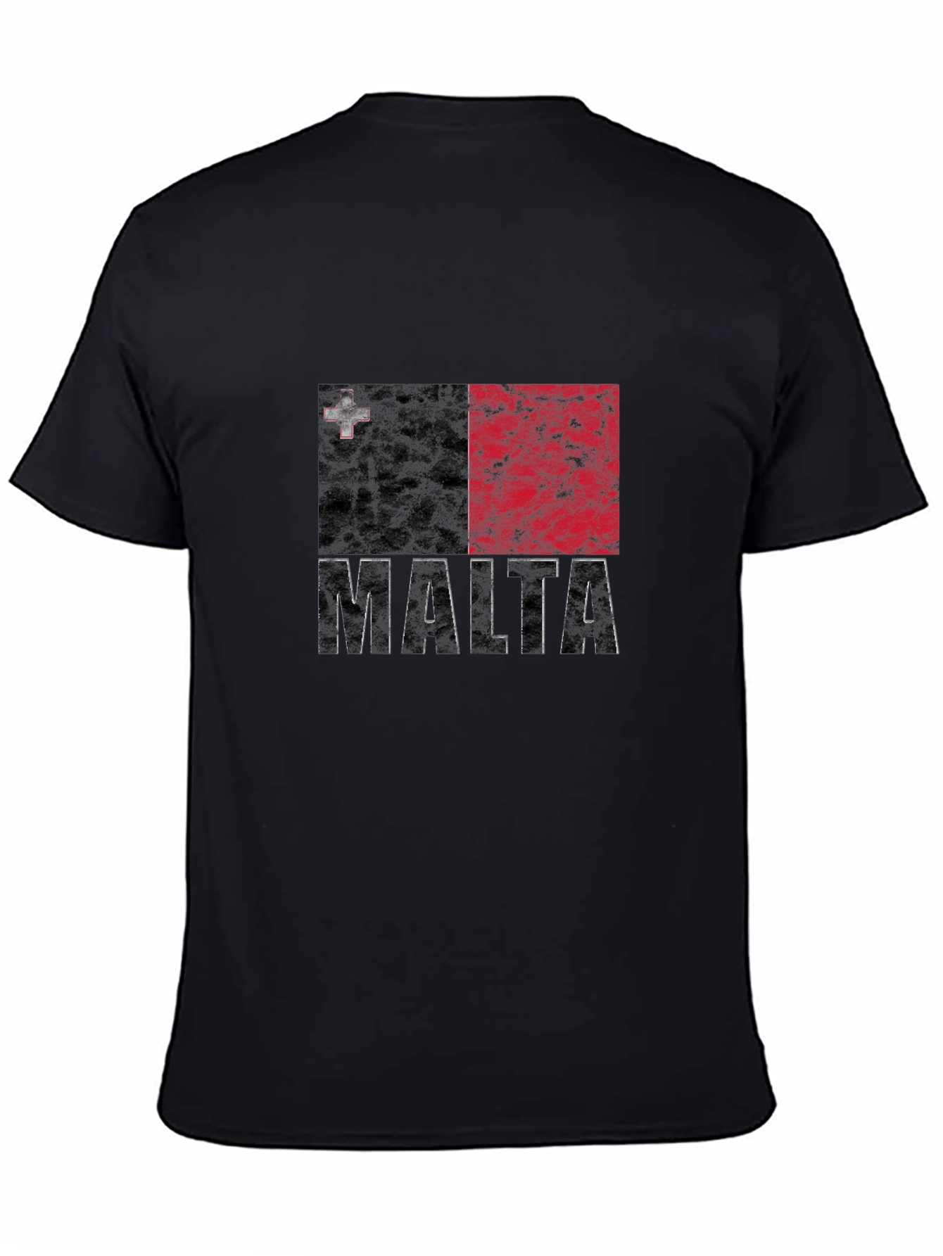 Malta Flag Grunge Graphic Tee