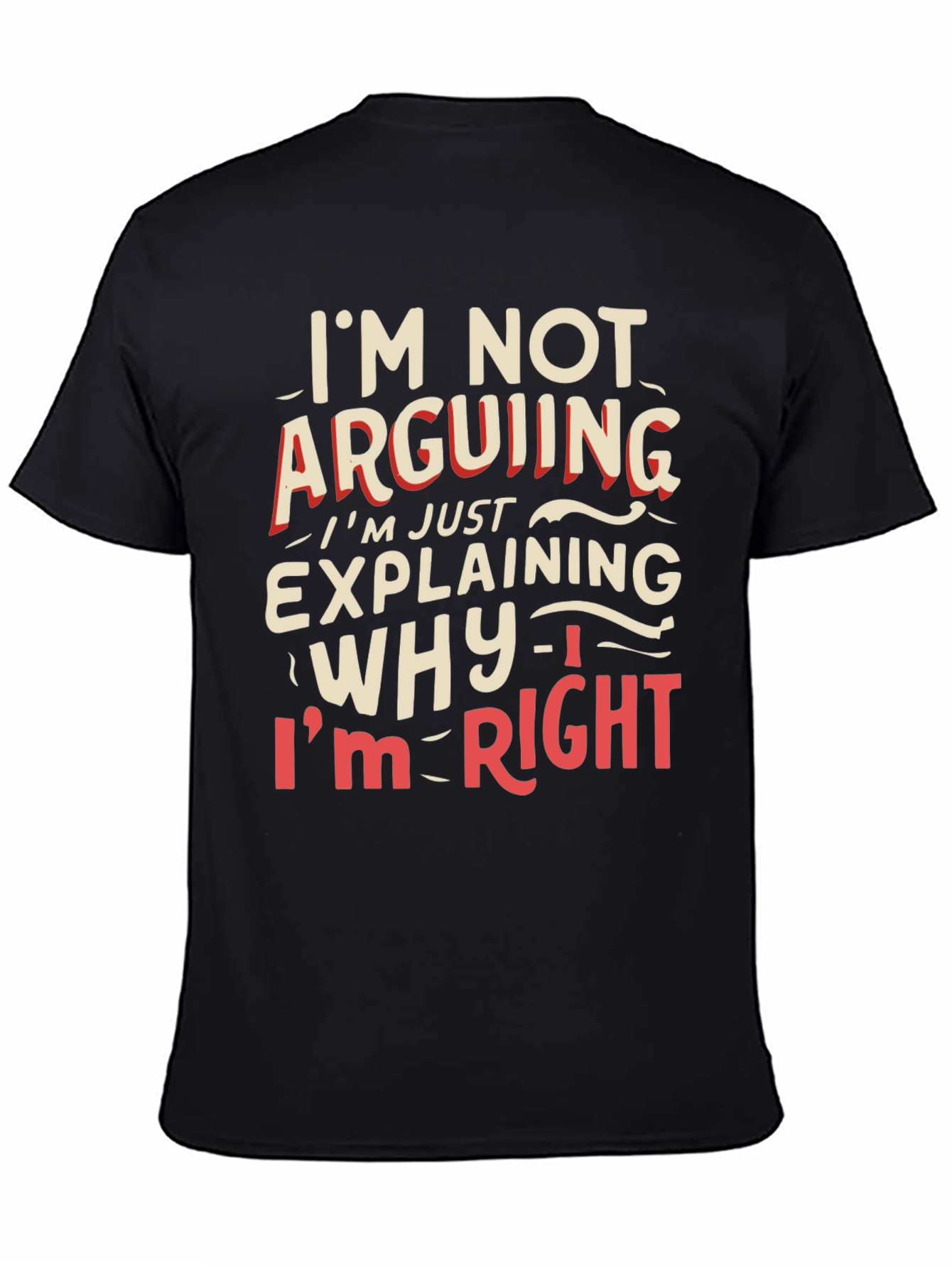 Funny Statement T-Shirt - Im Not Arguing Im Explaining