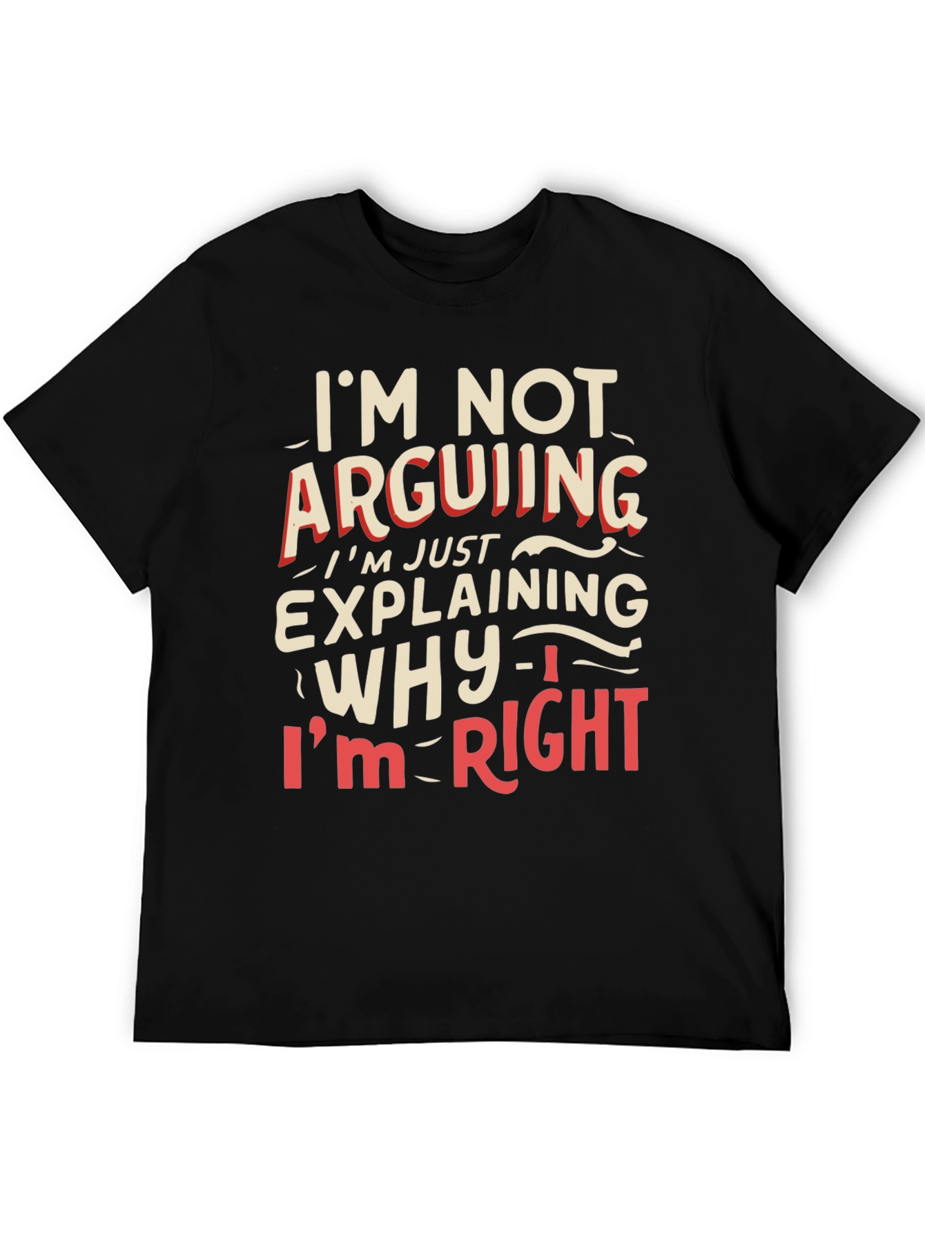 Funny Statement T-Shirt - Im Not Arguing Im Explaining