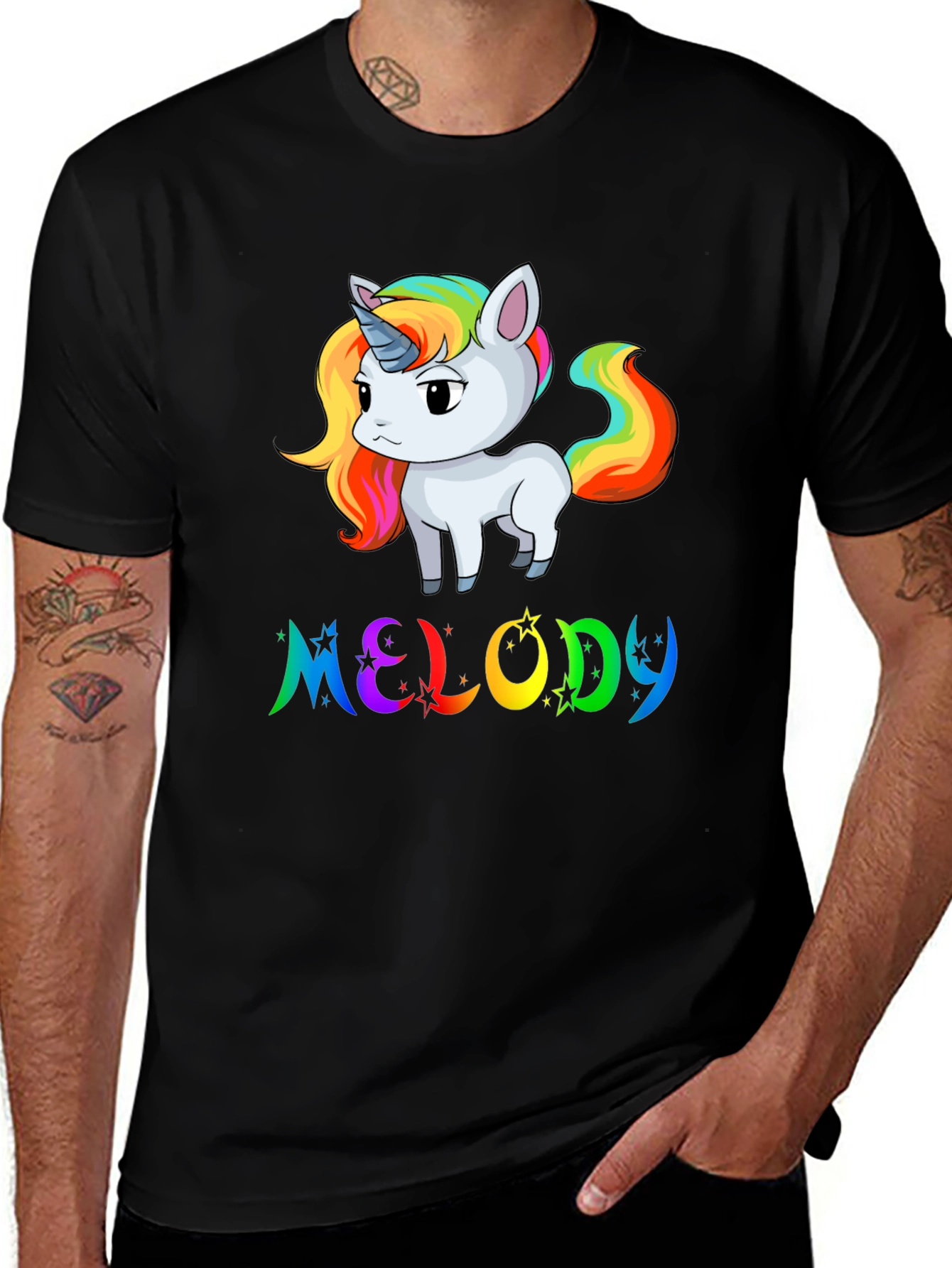 Rainbow Unicorn Melody T-Shirt