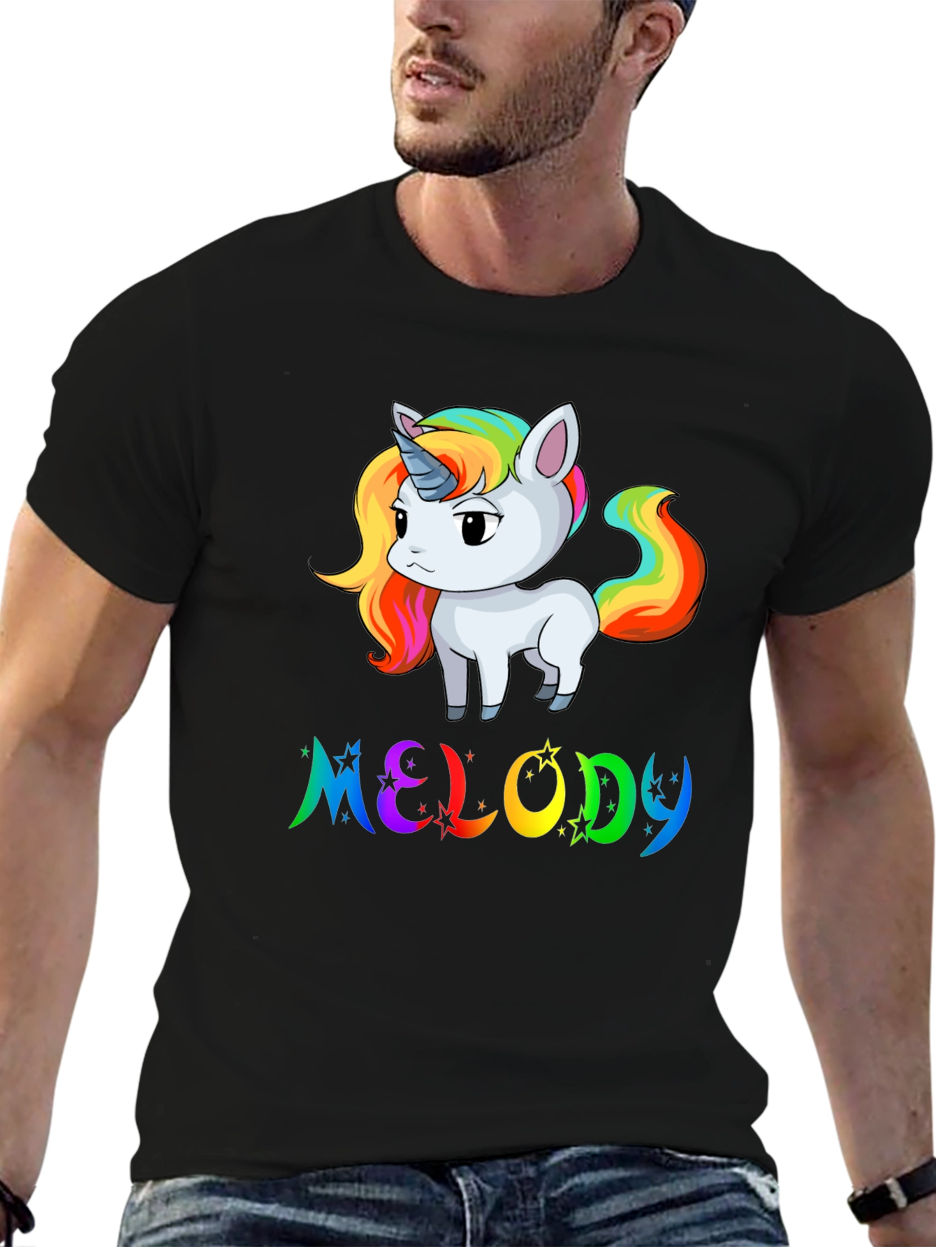 Rainbow Unicorn Melody T-Shirt