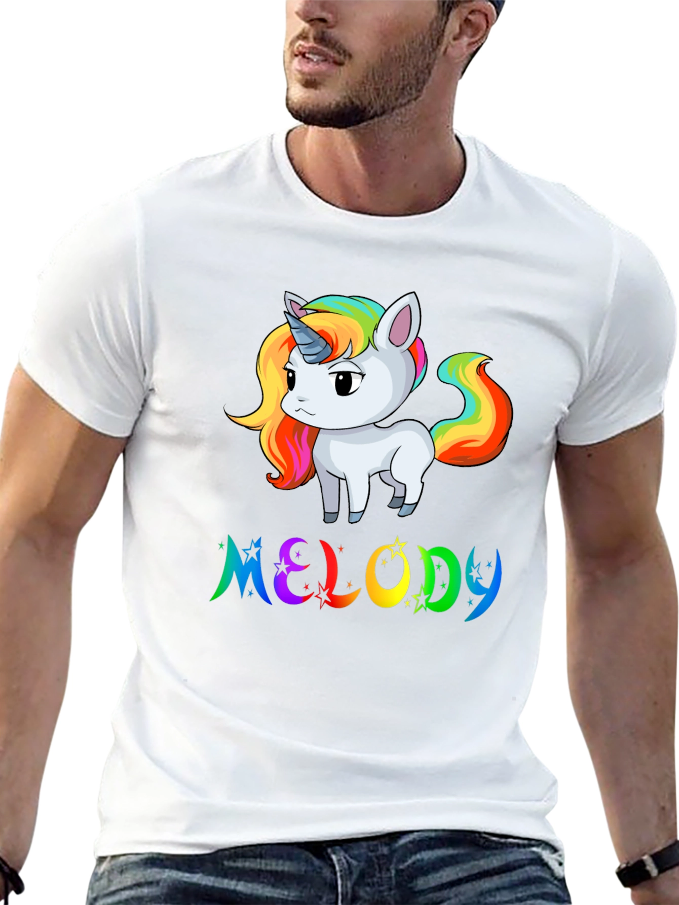 Rainbow Unicorn Melody T-Shirt