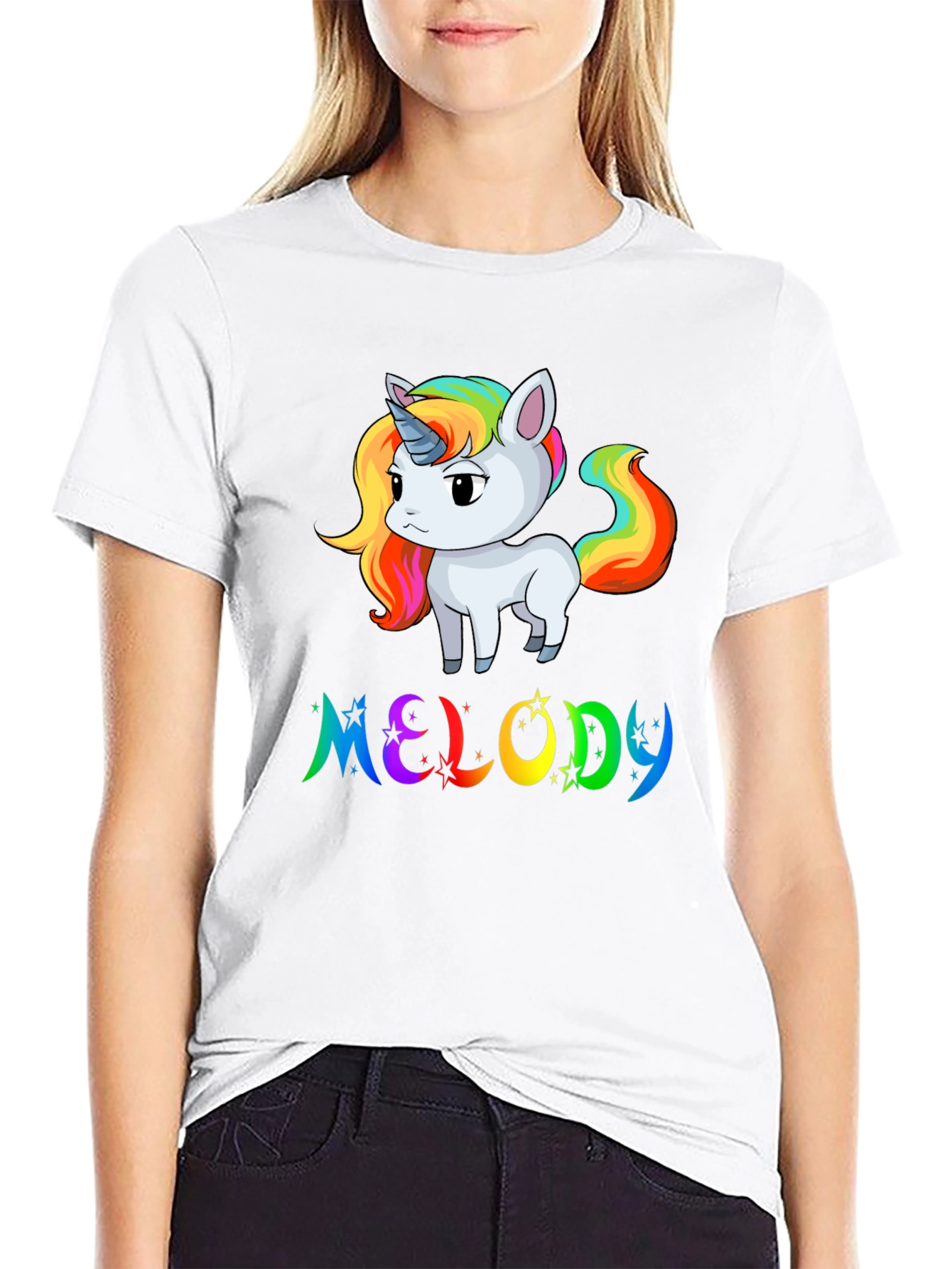 Rainbow Unicorn Melody T-Shirt