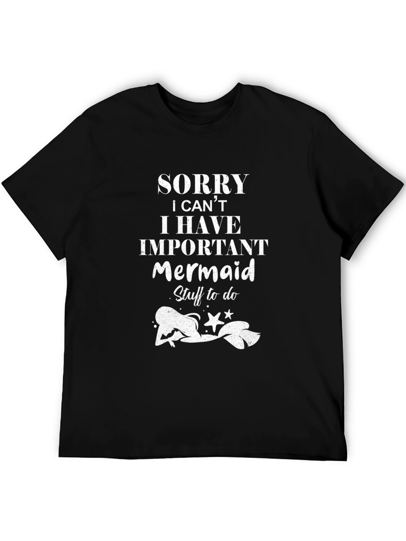 Mermaid Graphic Tee - Important Mermaid Stuff