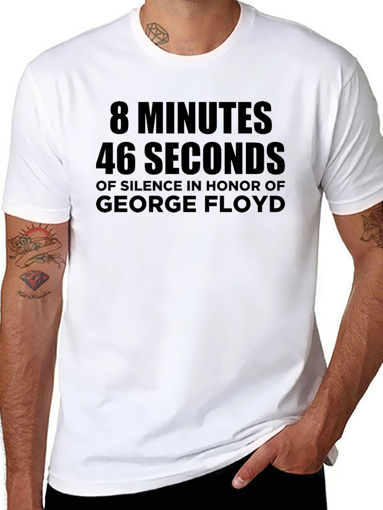 8 Minutes 46 Seconds George Floyd T-Shirt