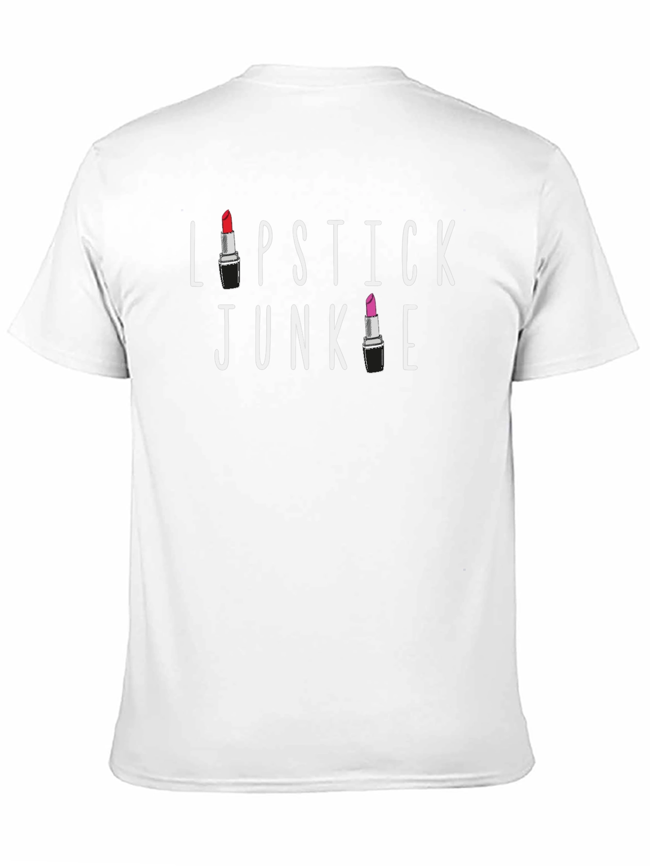 Lipstick Junkie Black Graphic Tee