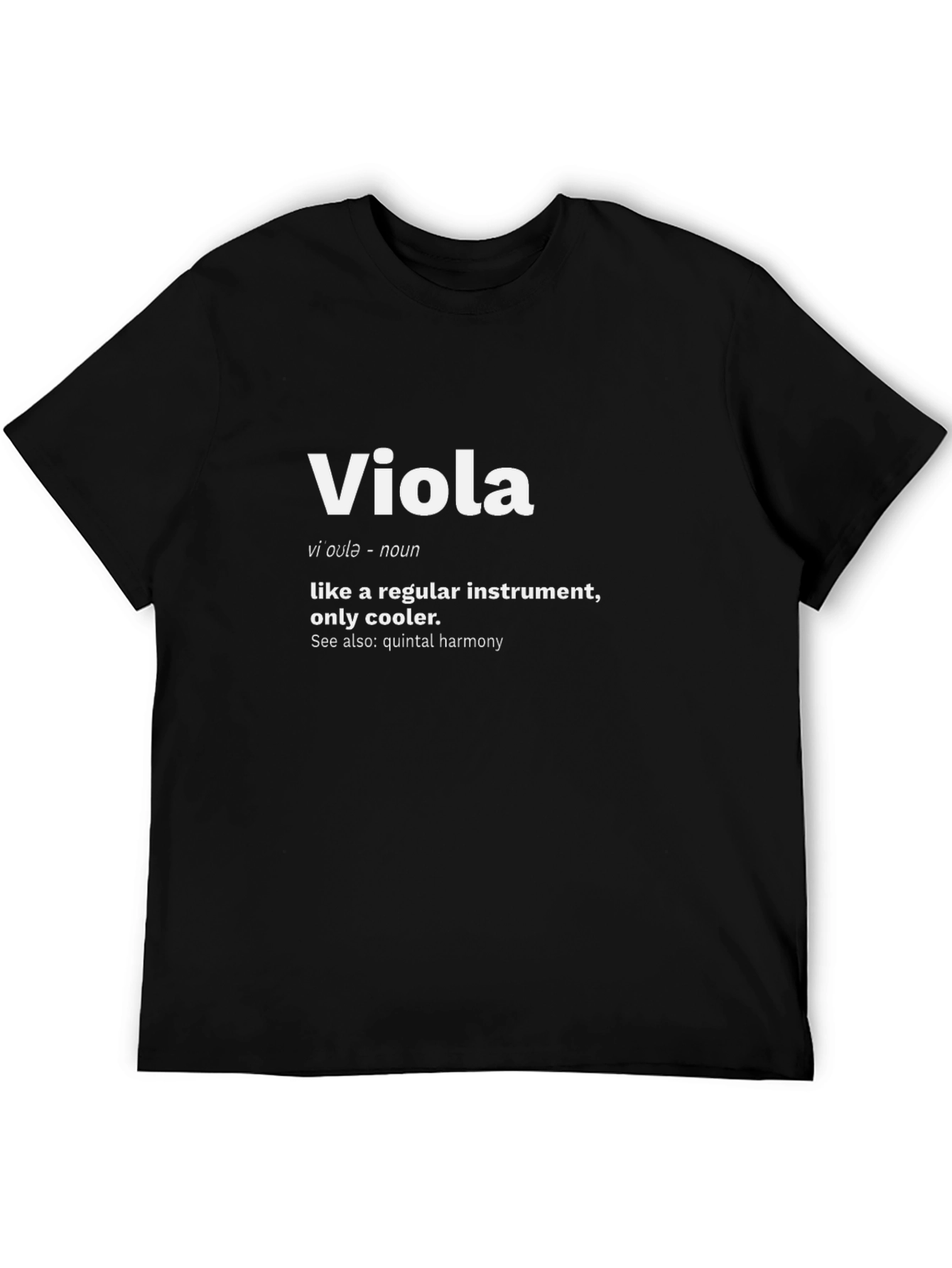 Viola Definition T-Shirt - Musician Humor