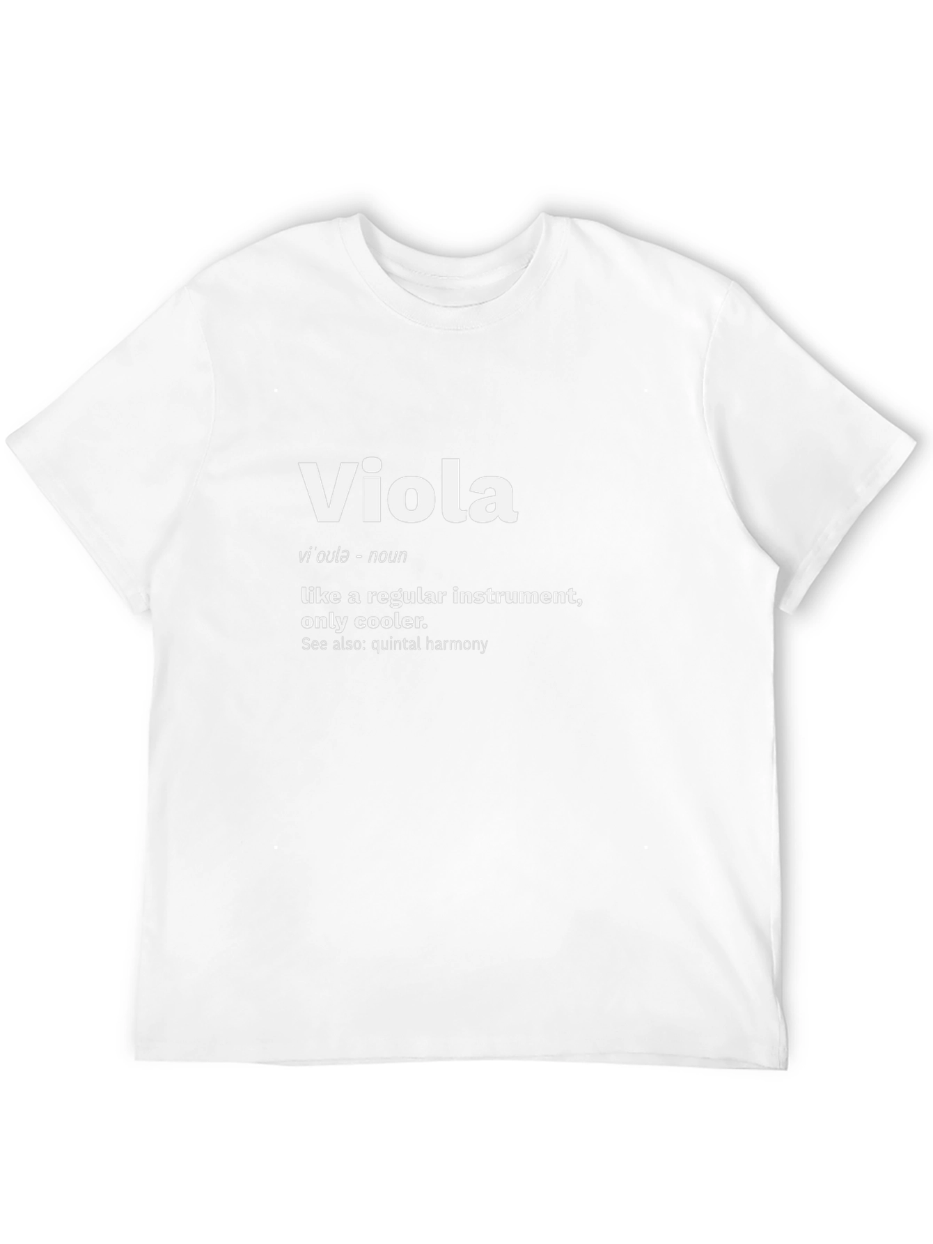 Viola Definition T-Shirt - Musician Humor
