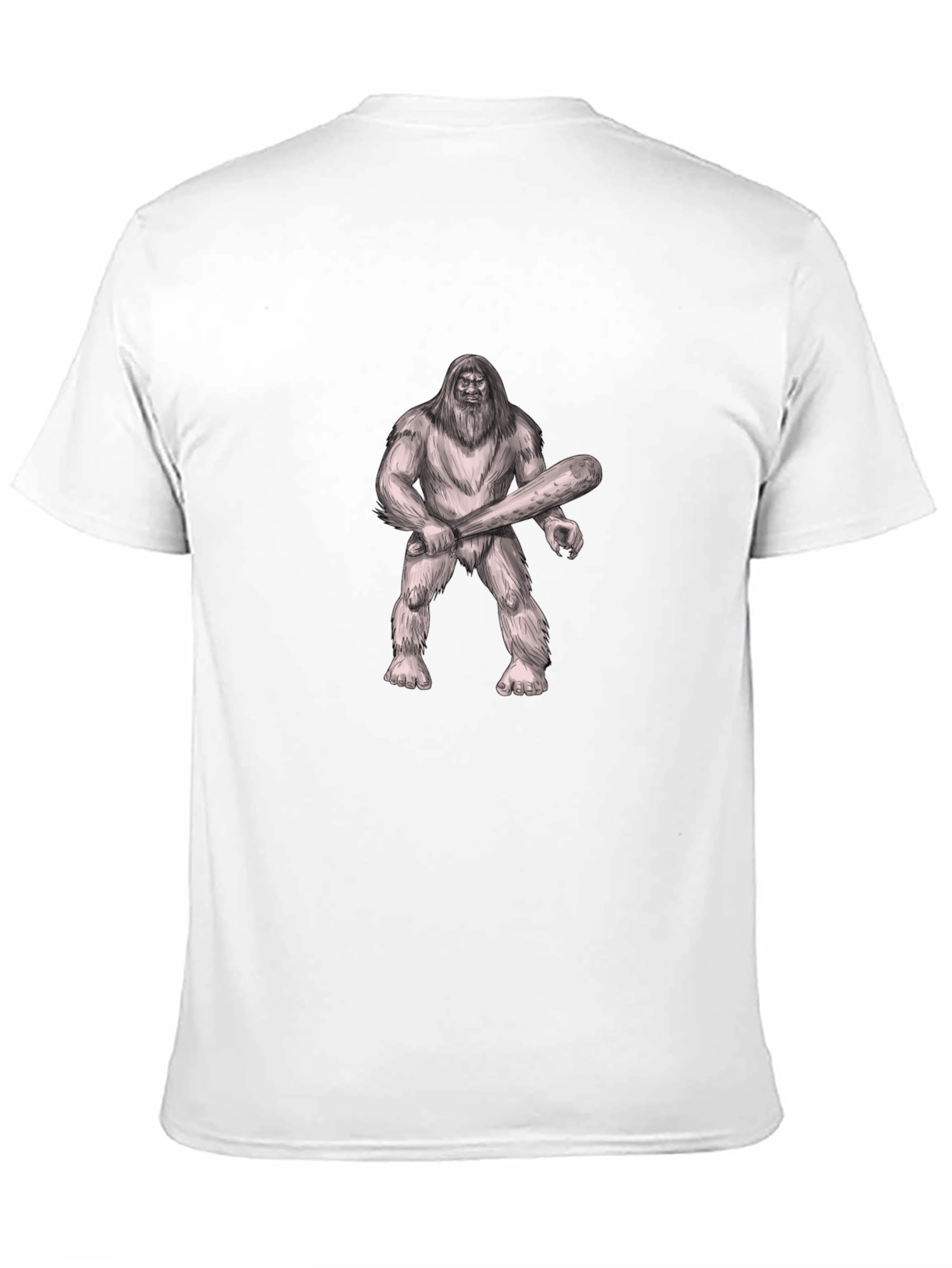 Bigfoot Graphic Tee - Black Crew Neck T-Shirt