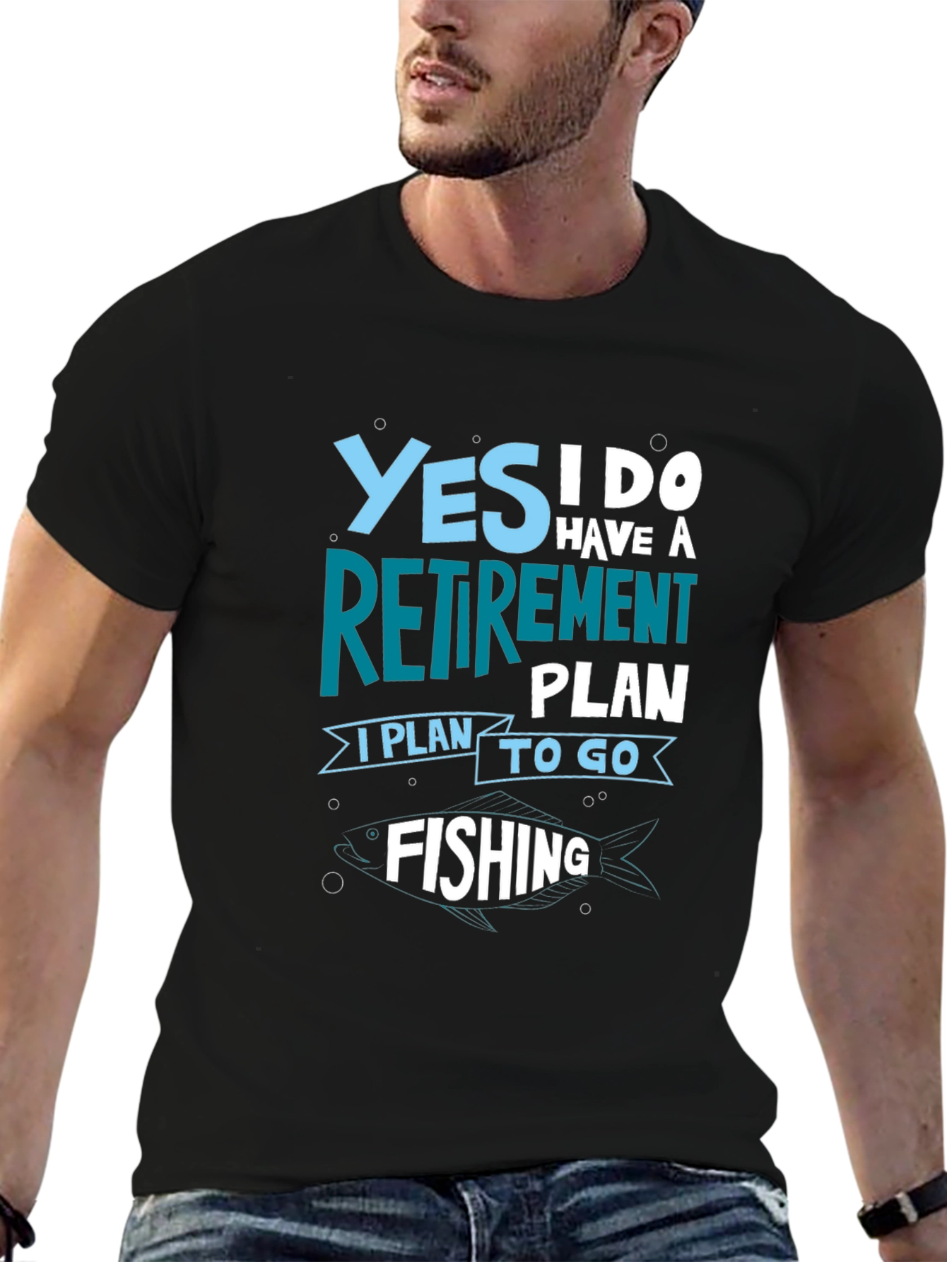 Retirement Plan Fishing T-Shirt