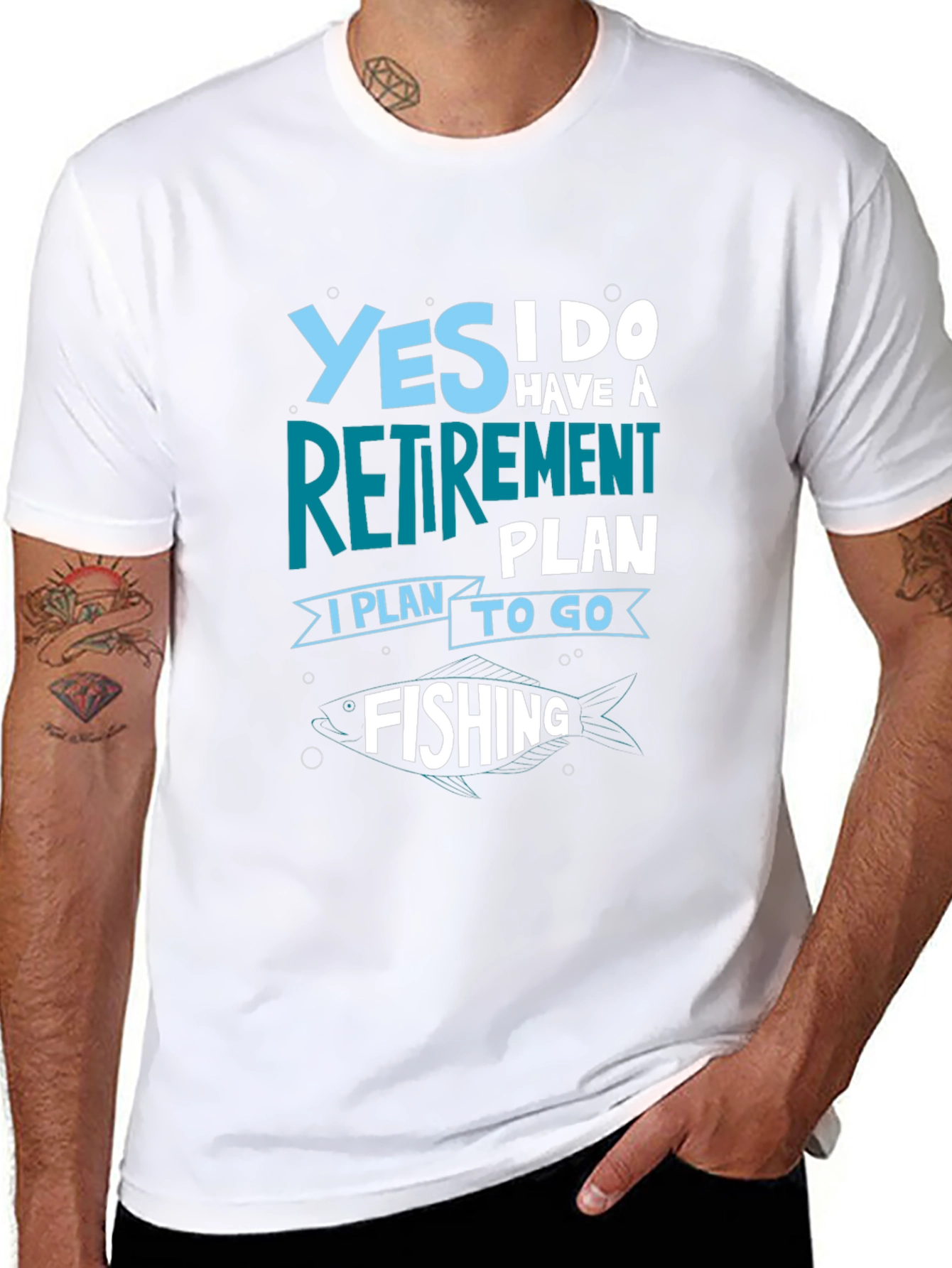 Retirement Plan Fishing T-Shirt