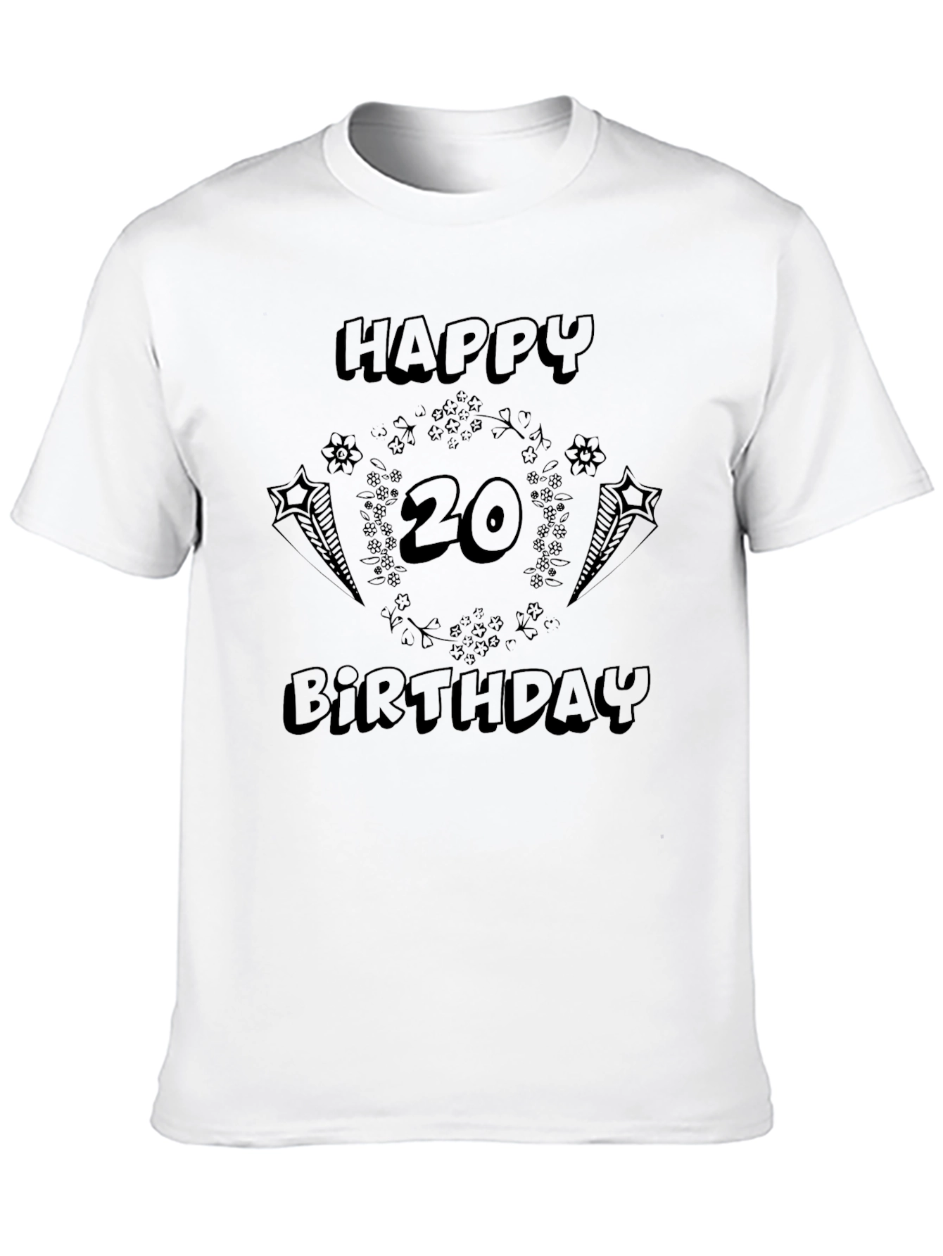 Happy 20th Birthday Graphic Tee