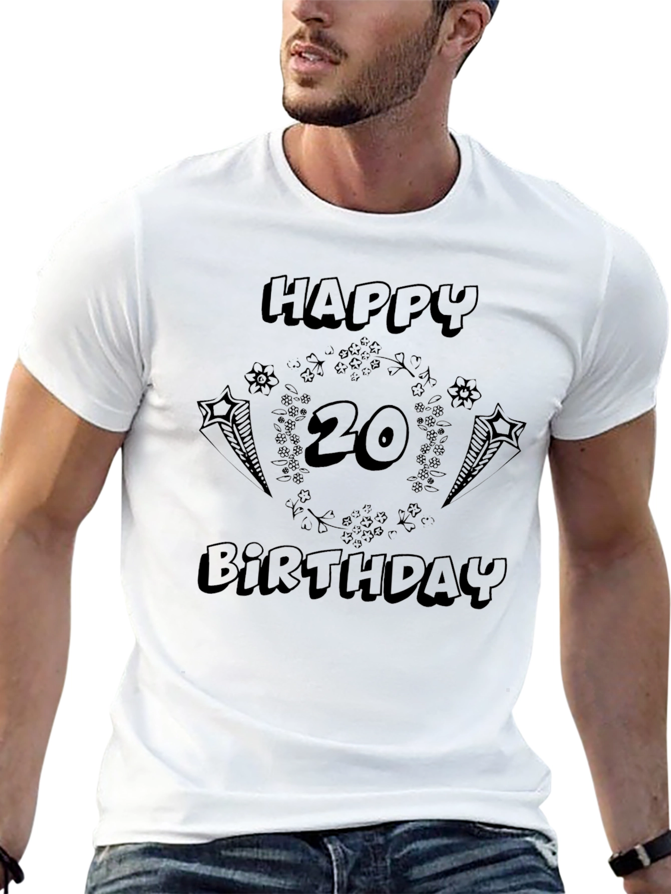 Happy 20th Birthday Graphic Tee
