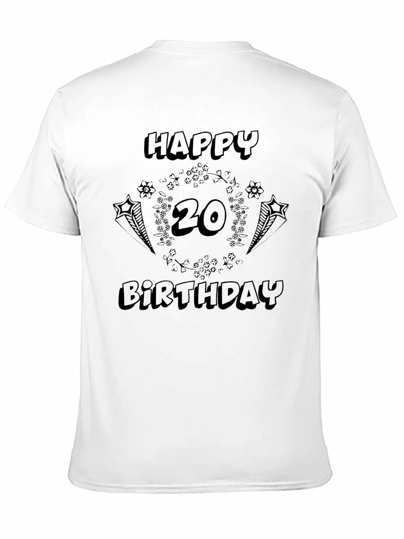 Happy 20th Birthday Graphic Tee