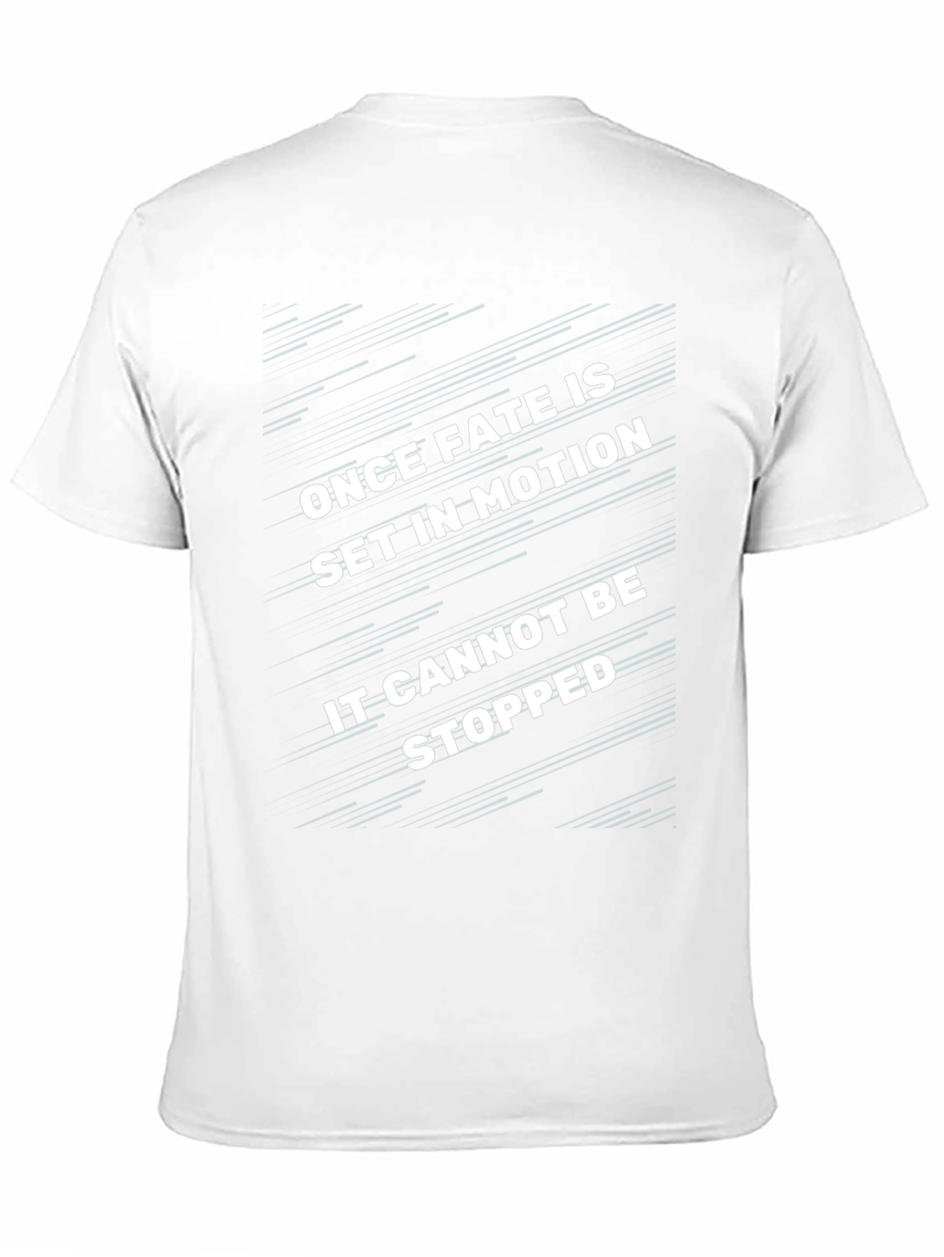 Fate in Motion Black Graphic Tee