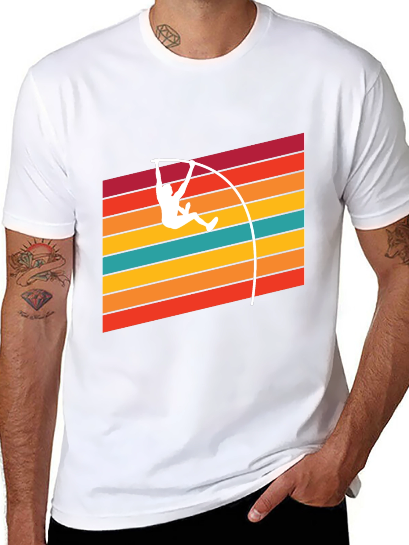 Retro Pole Vault T-Shirt