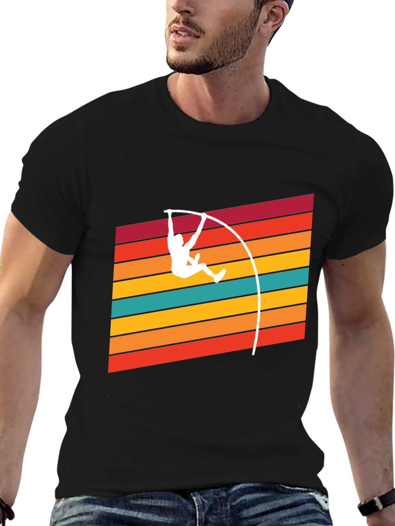 Retro Pole Vault T-Shirt