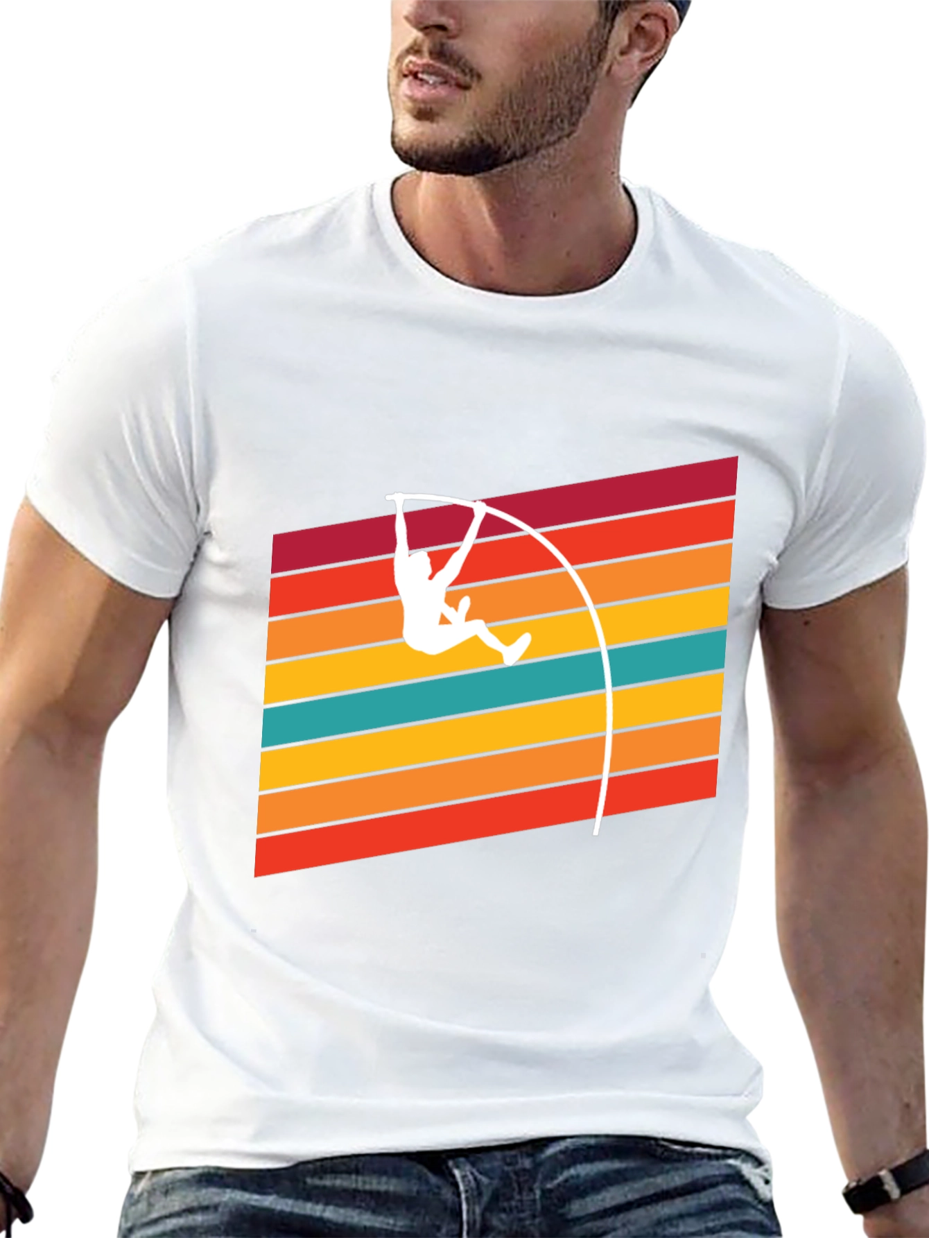 Retro Pole Vault T-Shirt