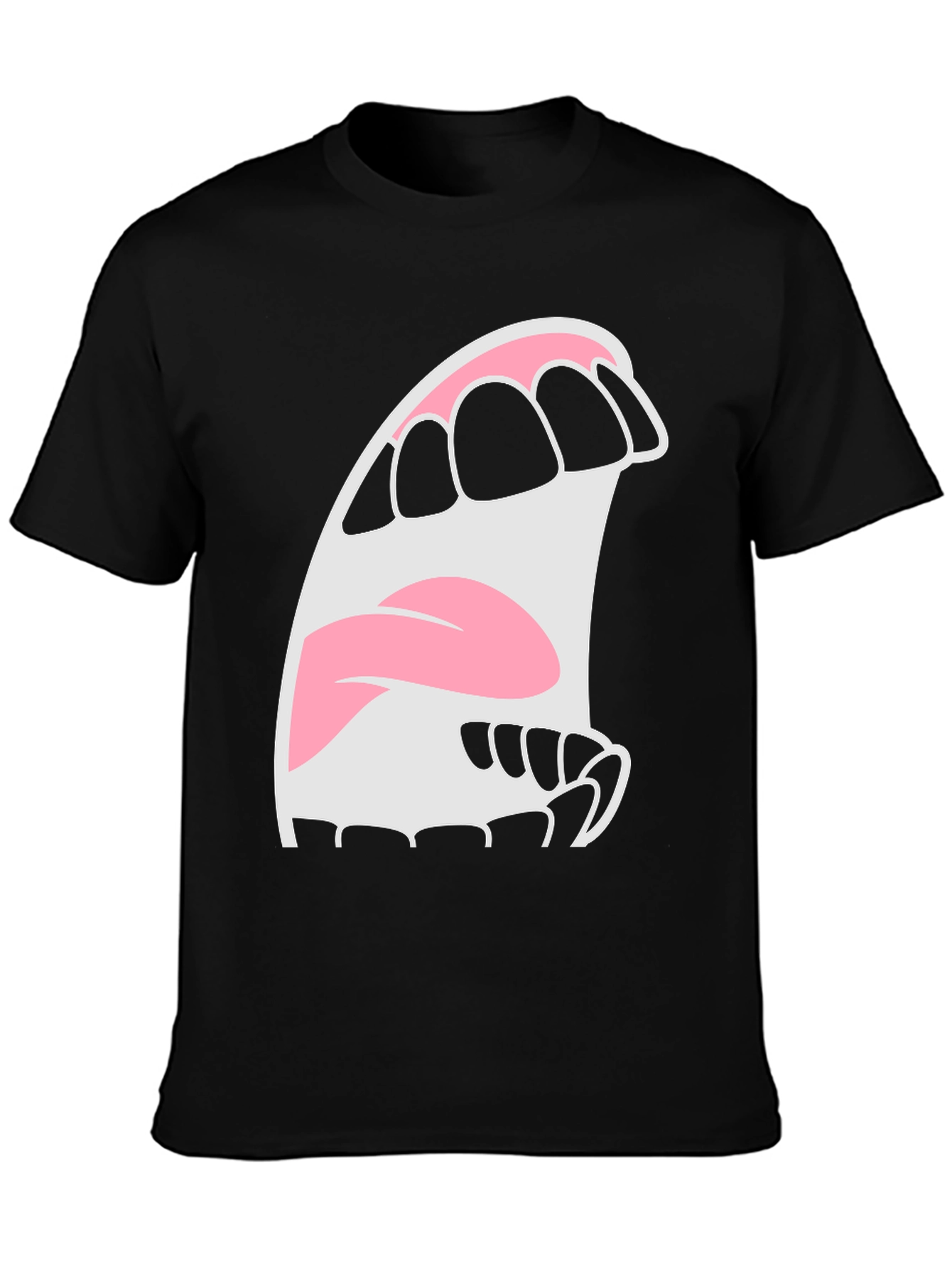 Cartoon Mouth T-Shirt - Expressive Graphic Tee