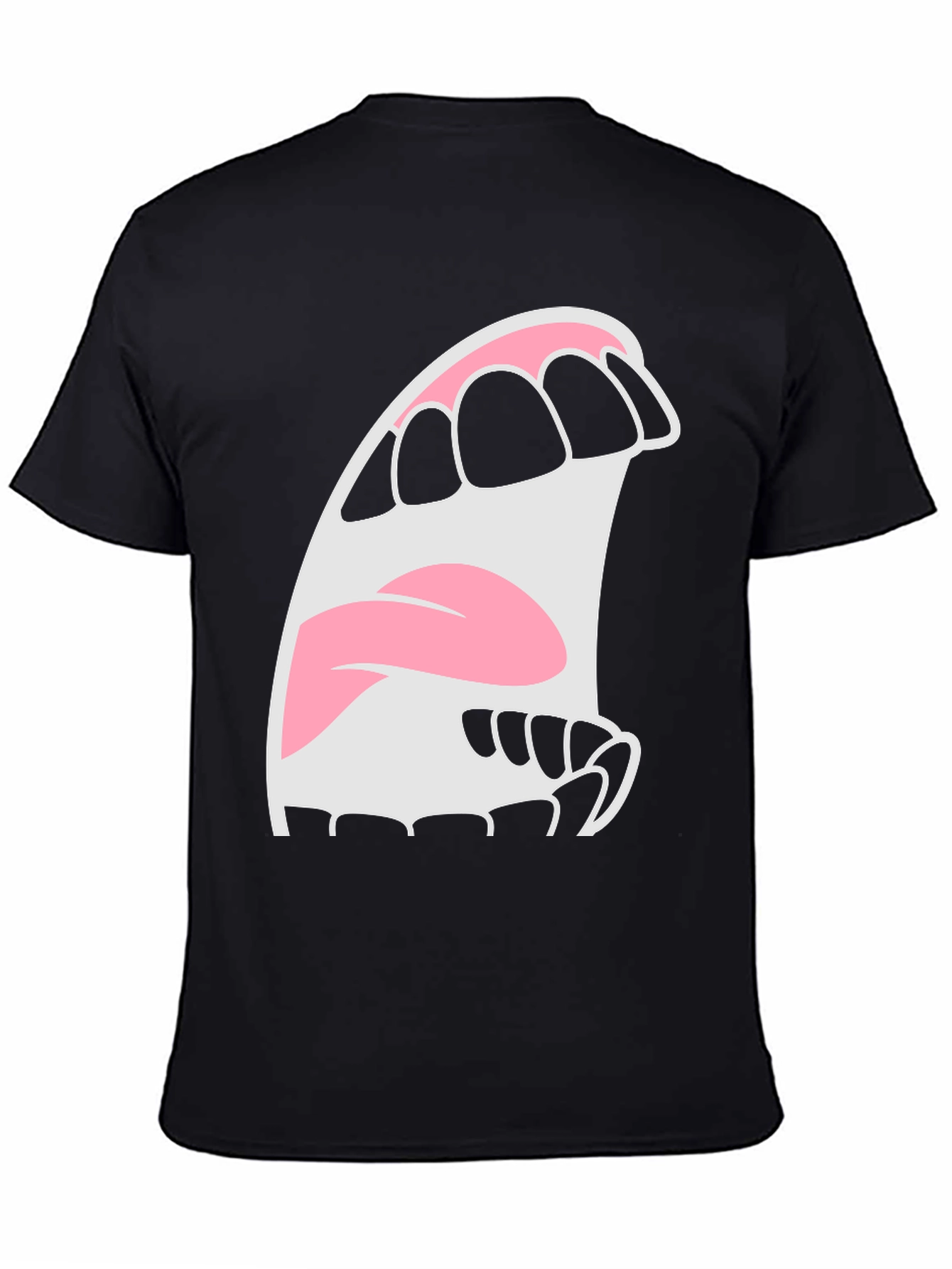 Cartoon Mouth T-Shirt - Expressive Graphic Tee