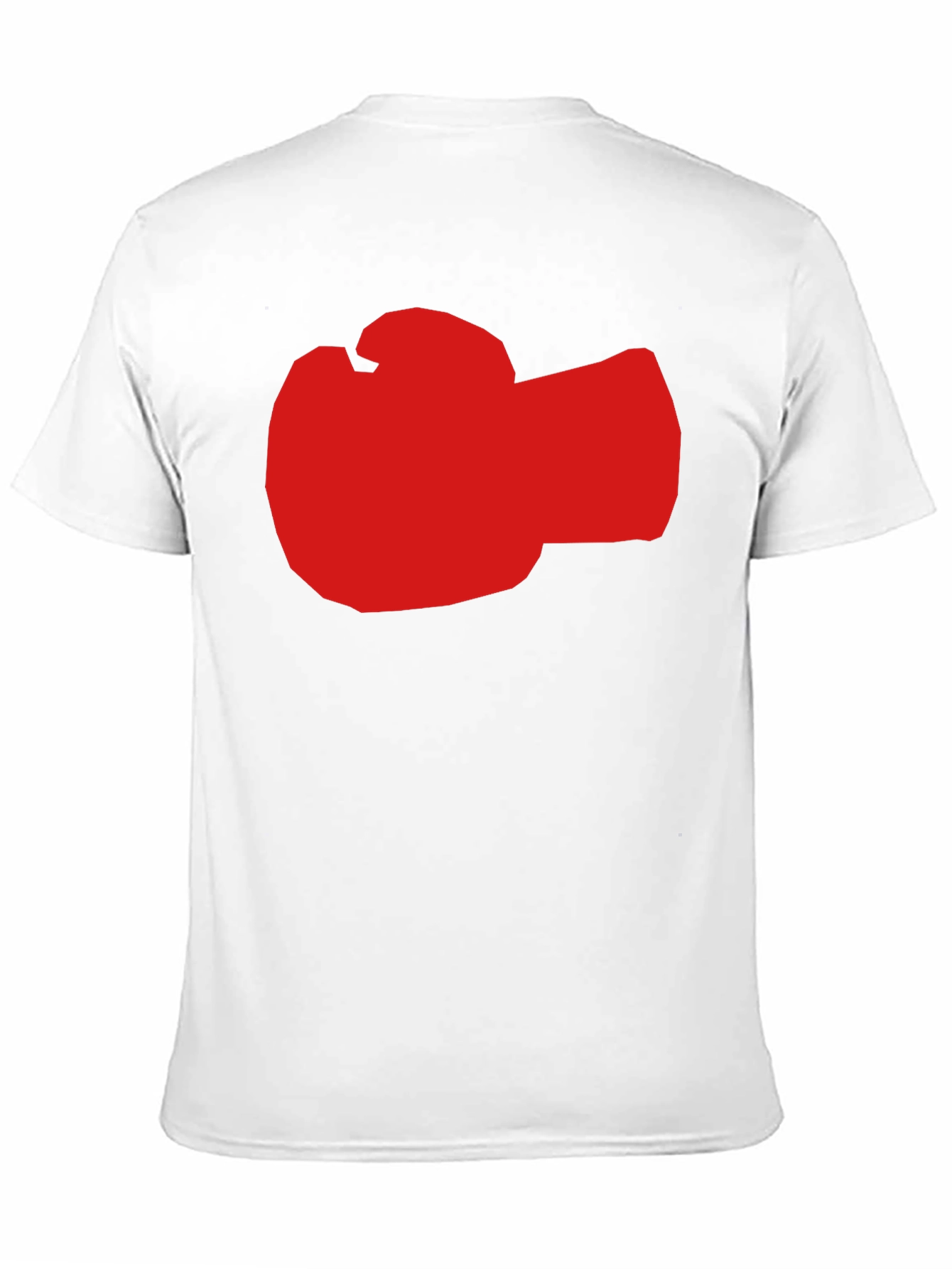 Red Boxing Glove Graphic Black T-Shirt
