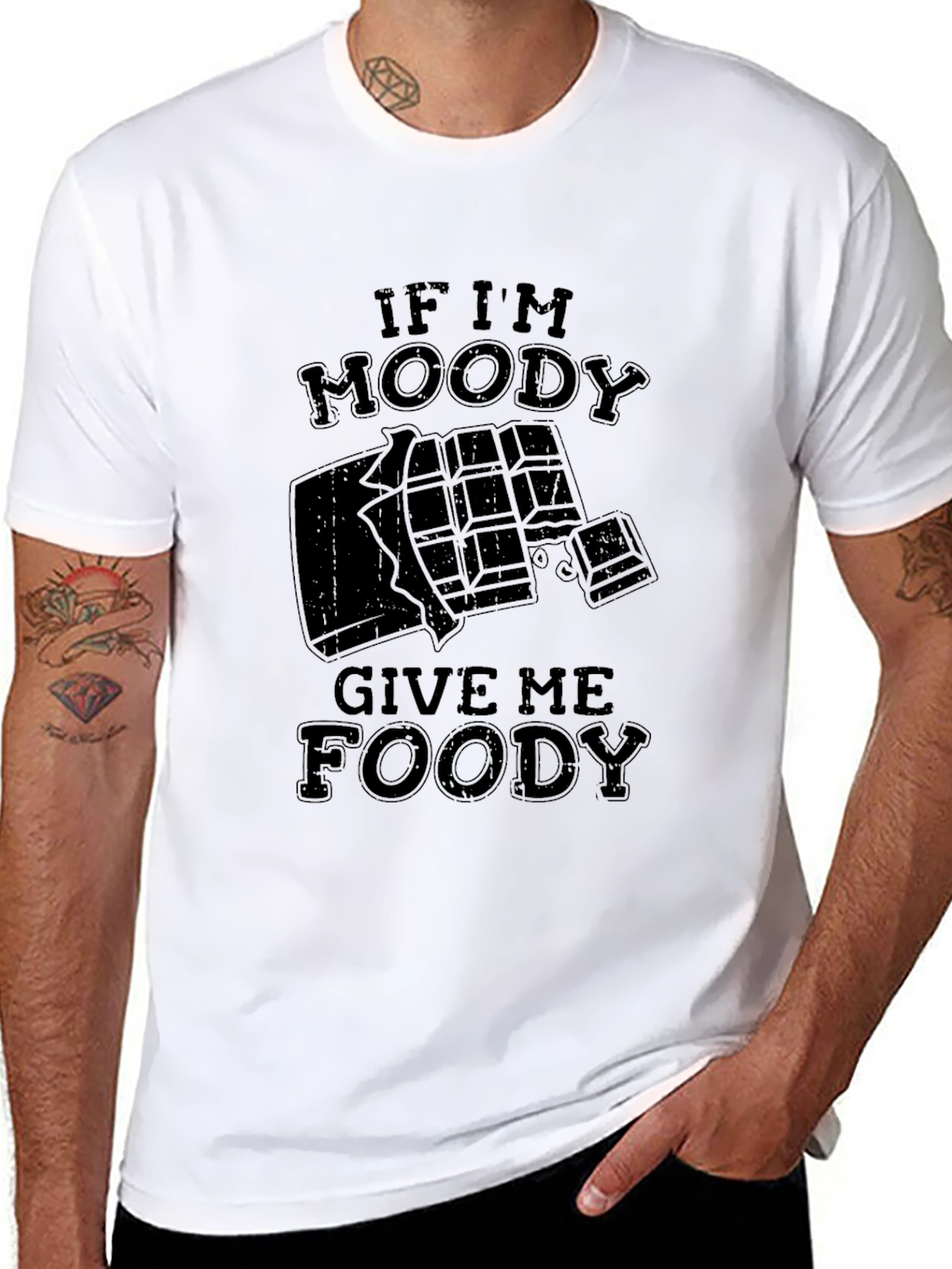 Moody Foody Black T-Shirt