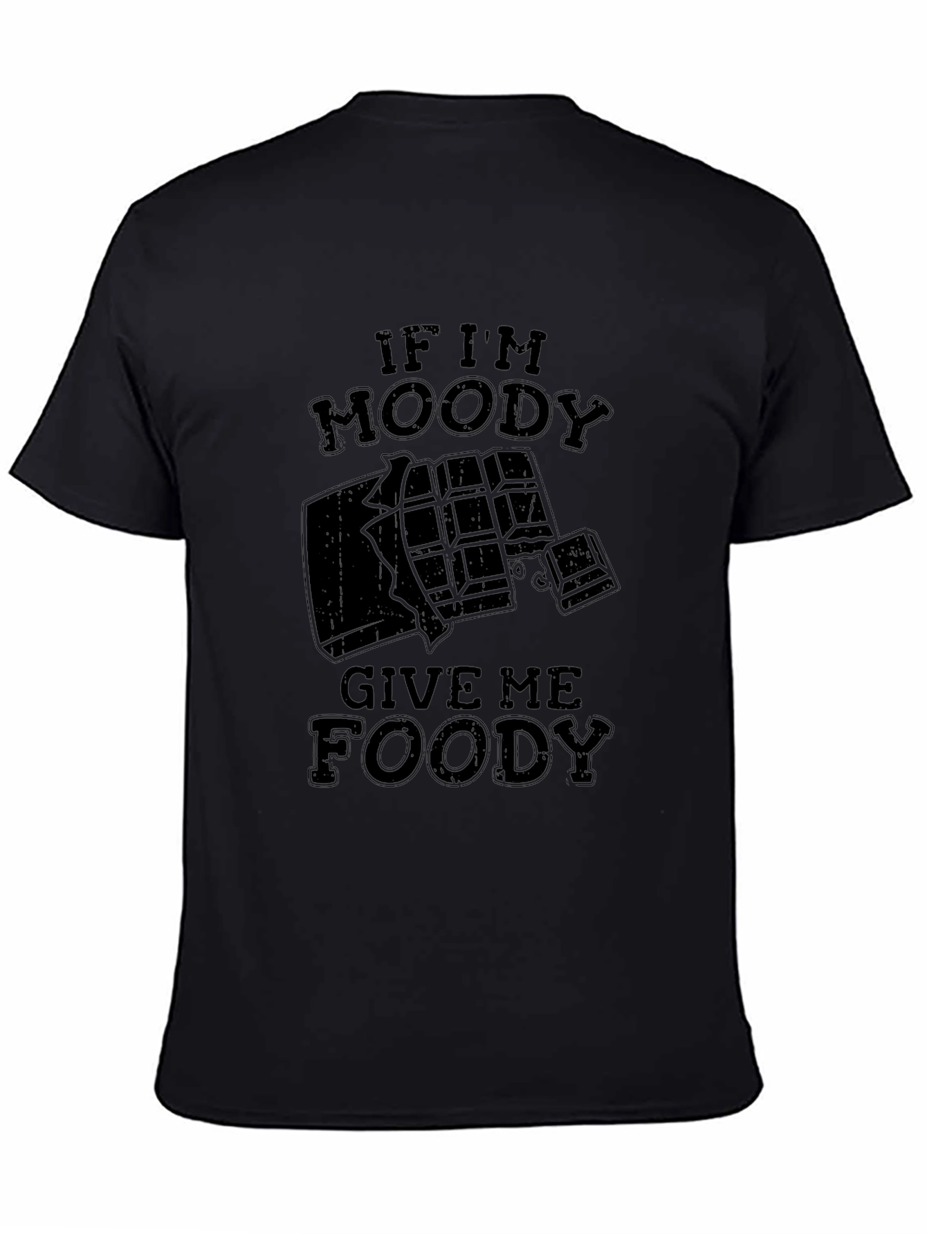 Moody Foody Black T-Shirt