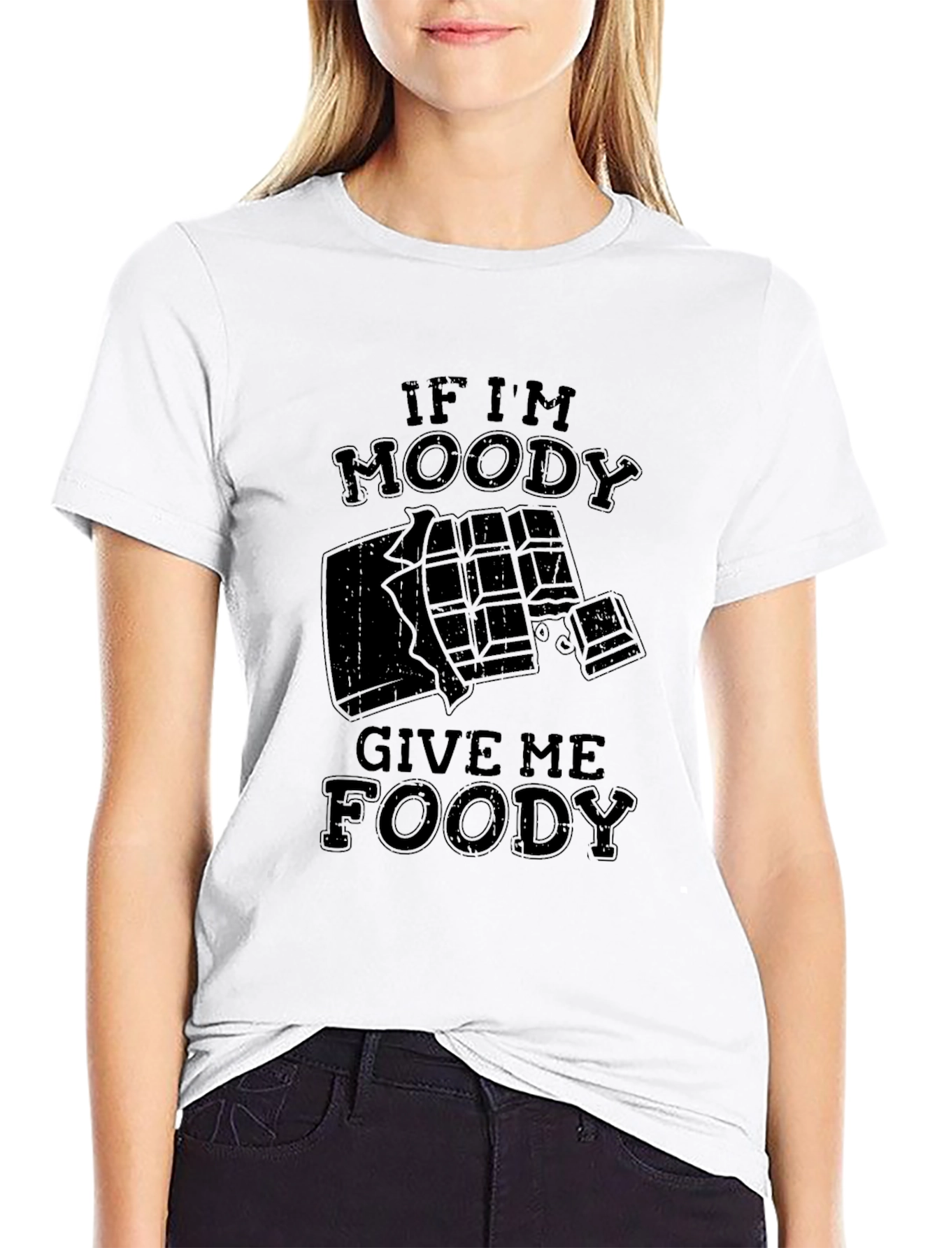 Moody Foody Black T-Shirt