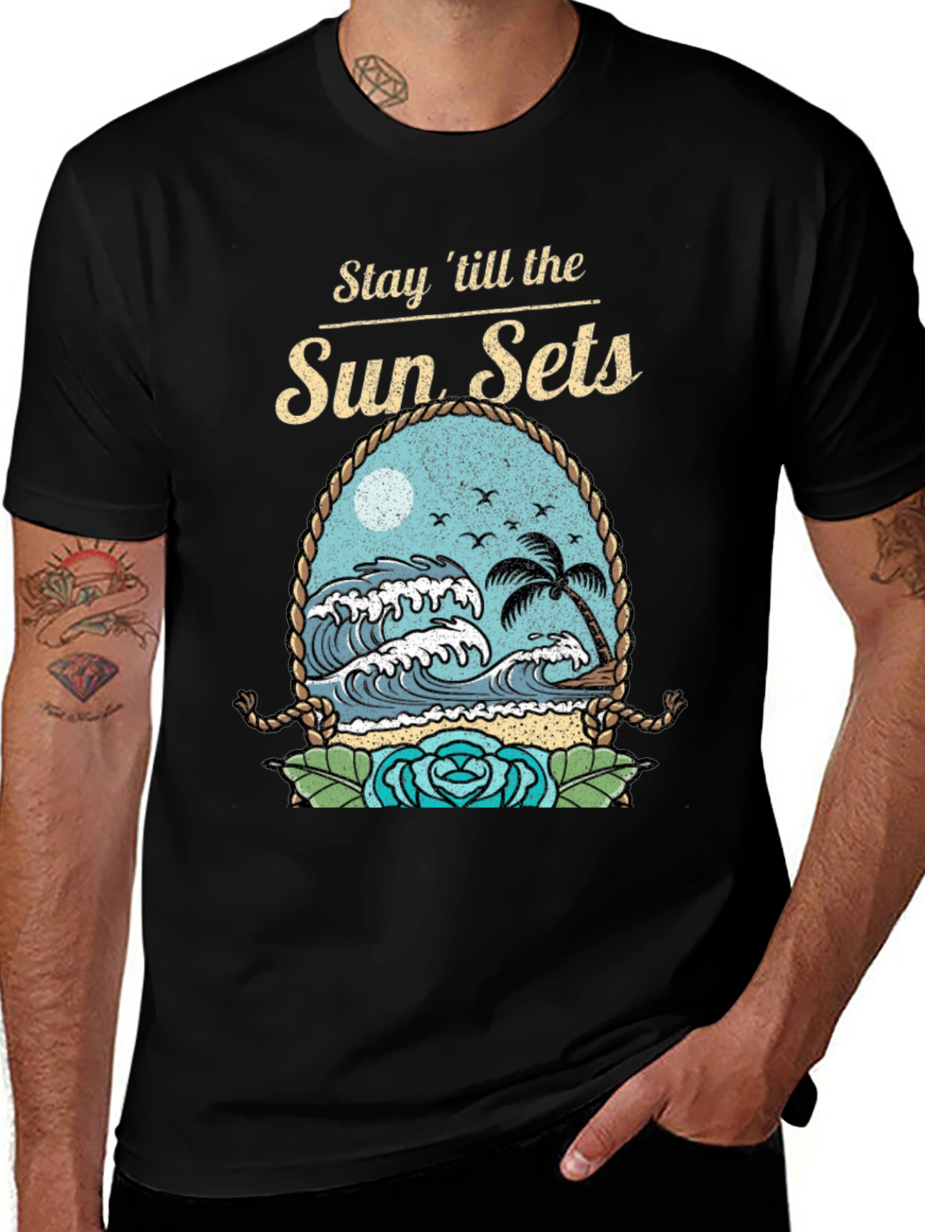 Stay till the Sun Sets Graphic T-Shirt