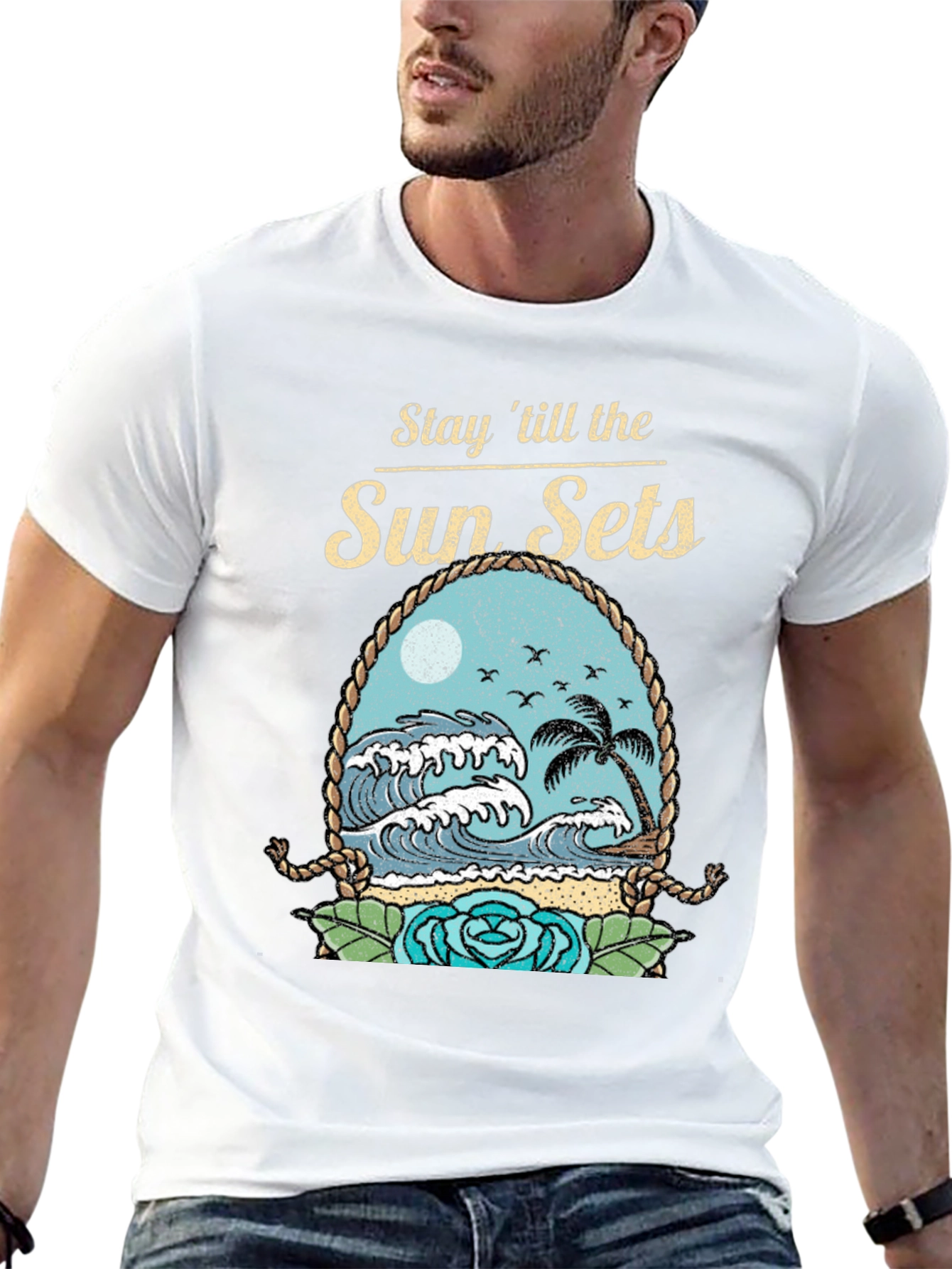 Stay till the Sun Sets Graphic T-Shirt