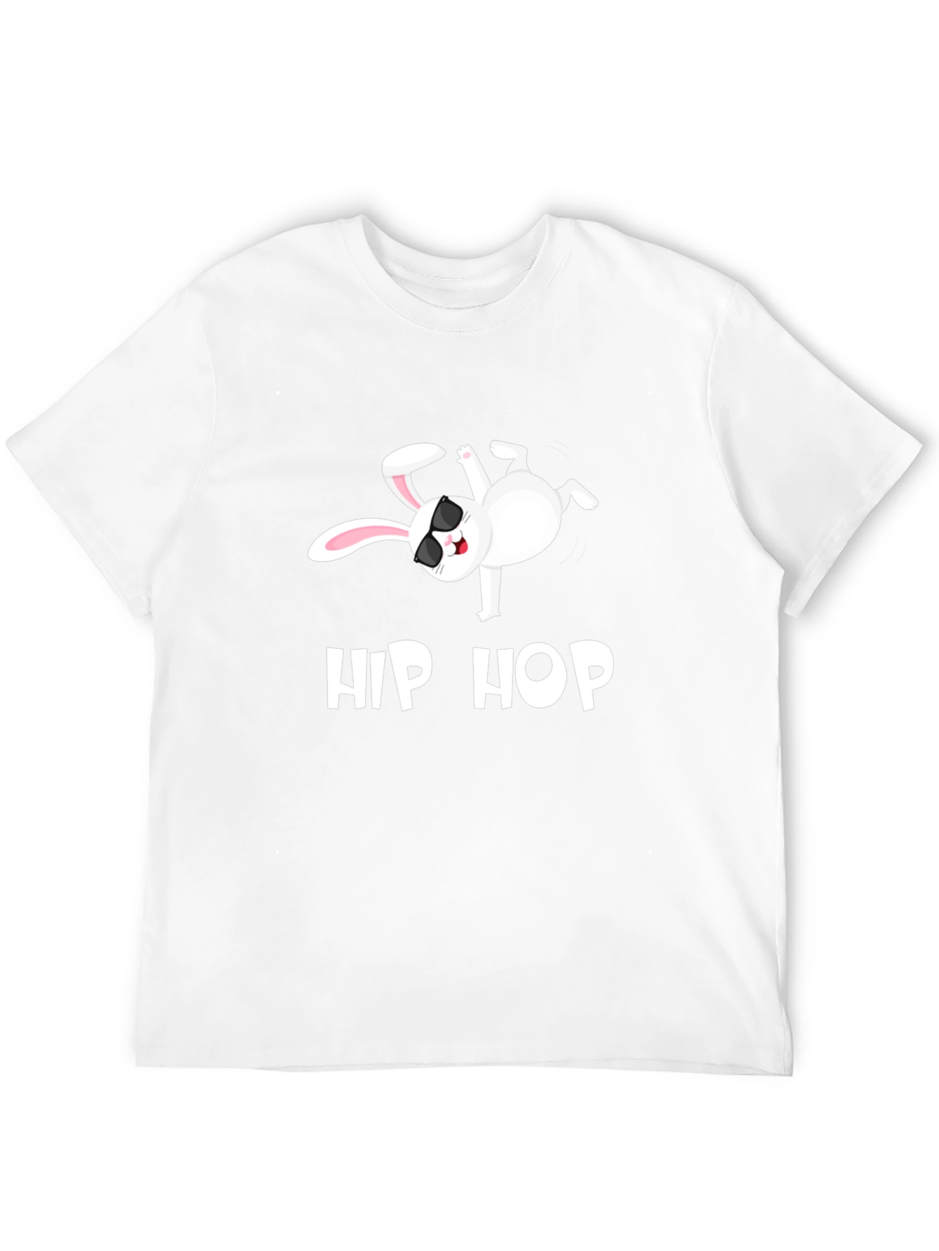 Hip Hop Bunny Graphic T-Shirt