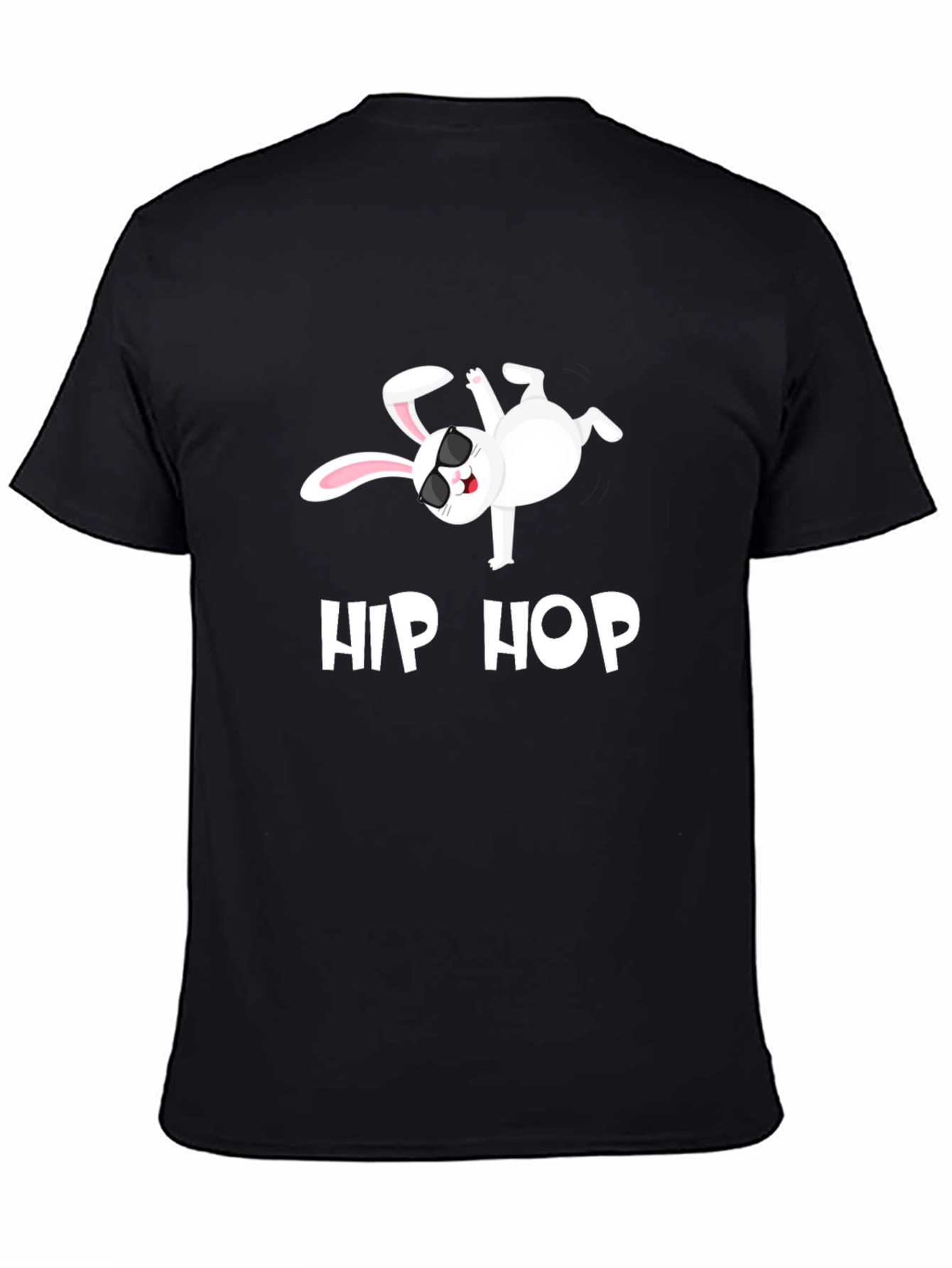 Hip Hop Bunny Graphic T-Shirt