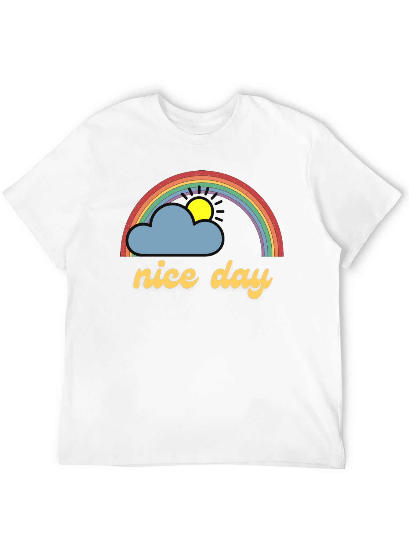 Nice Day Rainbow Cloud T-Shirt