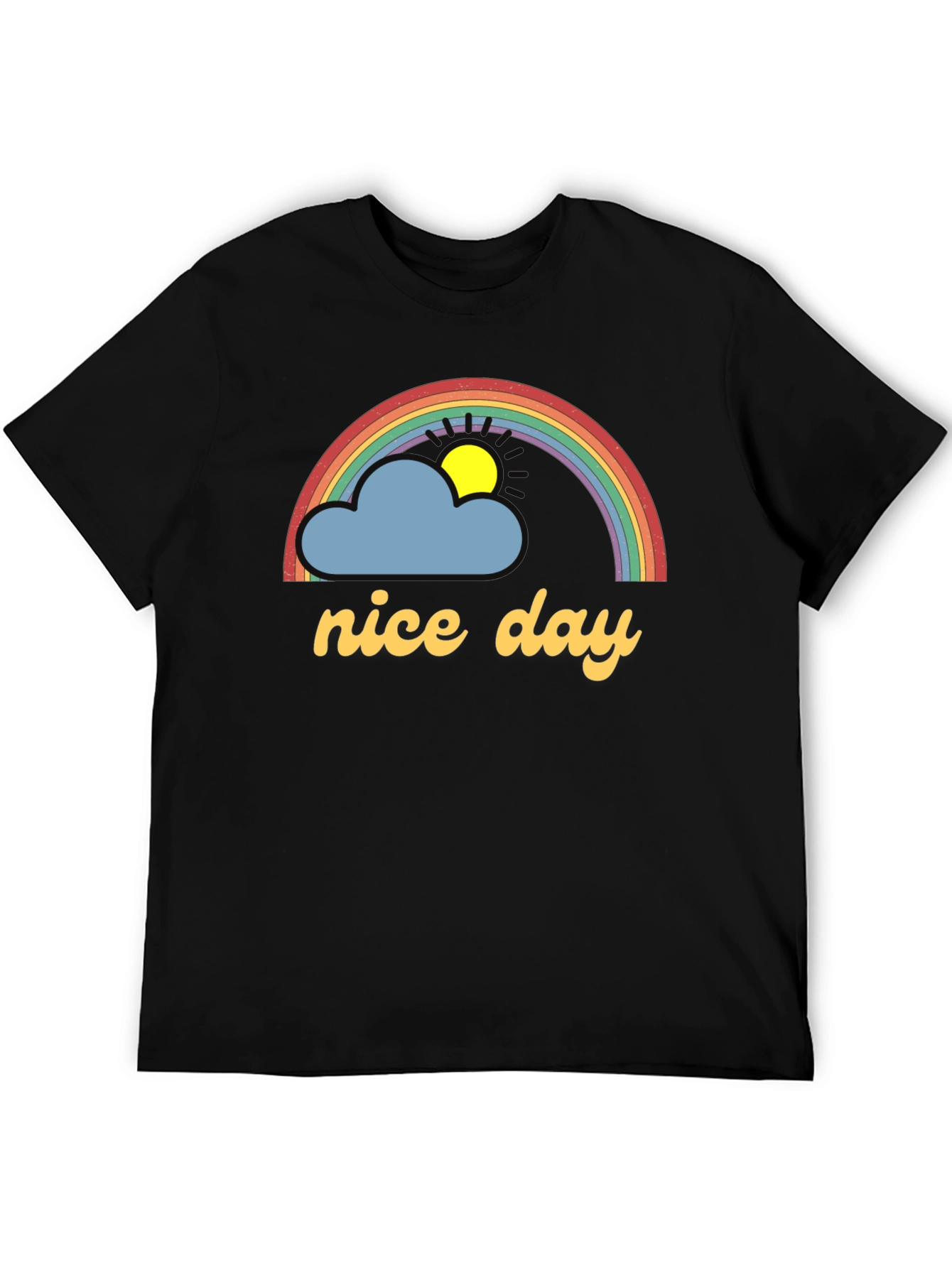 Nice Day Rainbow Cloud T-Shirt