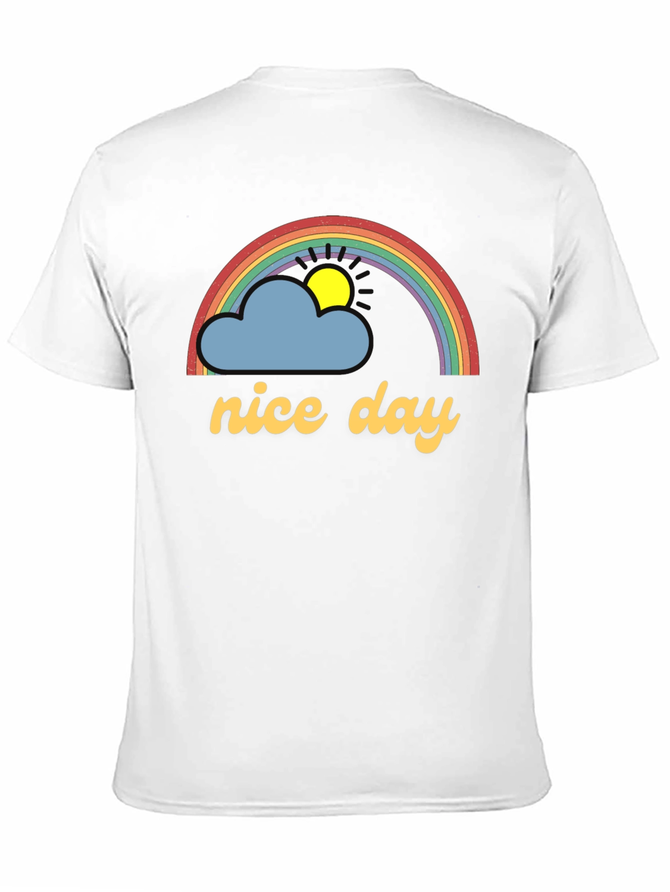 Nice Day Rainbow Cloud T-Shirt